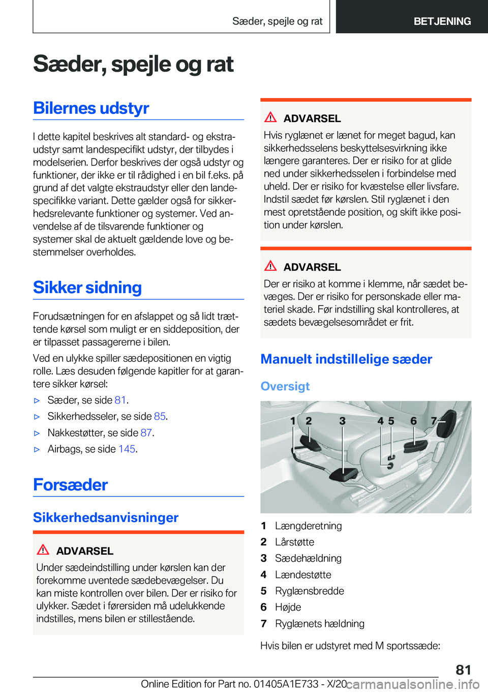 BMW X2 2021  InstruktionsbØger (in Danish) �S�æ�d�e�r�,��s�p�e�j�l�e��o�g��r�a�t�B�i�l�e�r�n�e�s��u�d�s�t�y�r
�I��d�e�t�t�e��k�a�p�i�t�e�l��b�e�s�k�r�i�v�e�s��a�l�t��s�t�a�n�d�a�r�d�-��o�g��e�k�s�t�r�aj
�u�d�s�t�y�r��s�a�m�t��l�