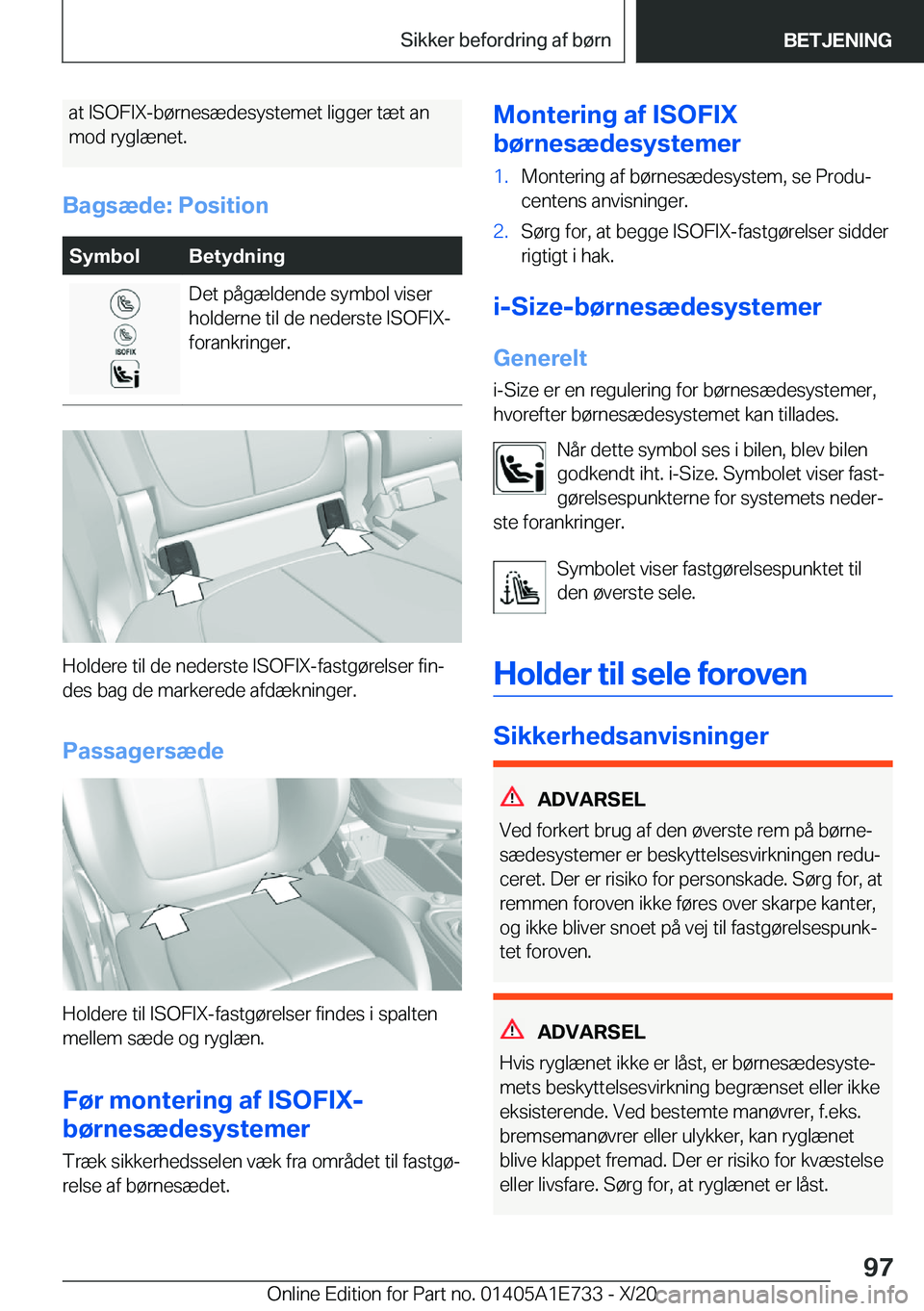 BMW X2 2021  InstruktionsbØger (in Danish) �a�t��I�S�O�F�I�X�-�b�