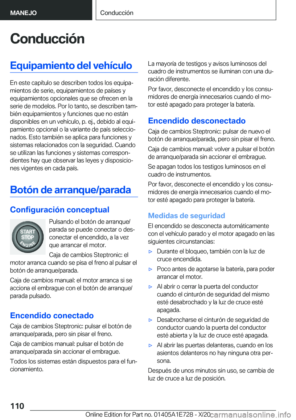 BMW X2 2021  Manuales de Empleo (in Spanish) �C�o�n�d�u�c�c�i�