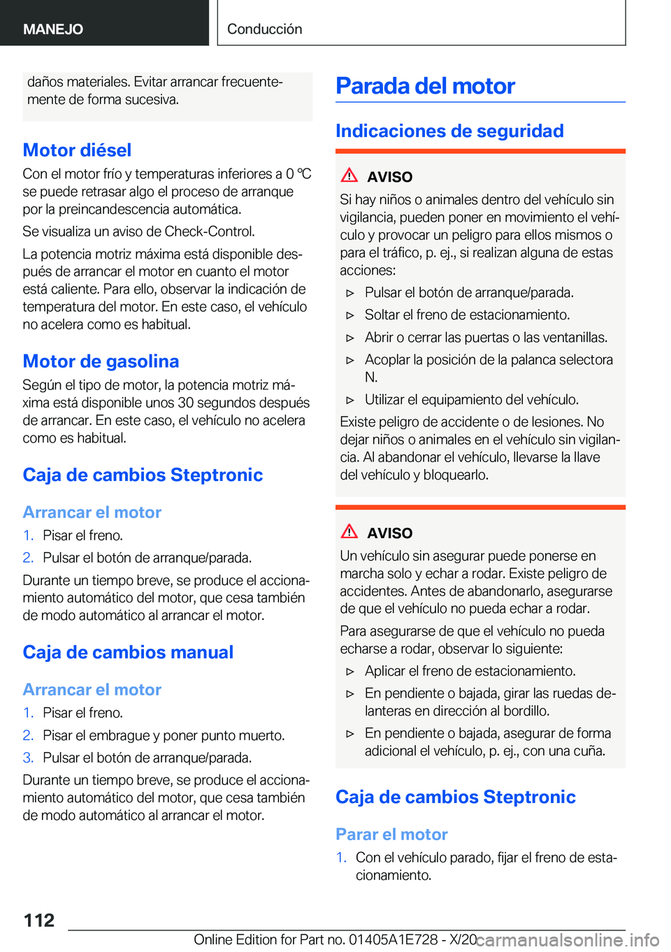 BMW X2 2021  Manuales de Empleo (in Spanish) �d�a�