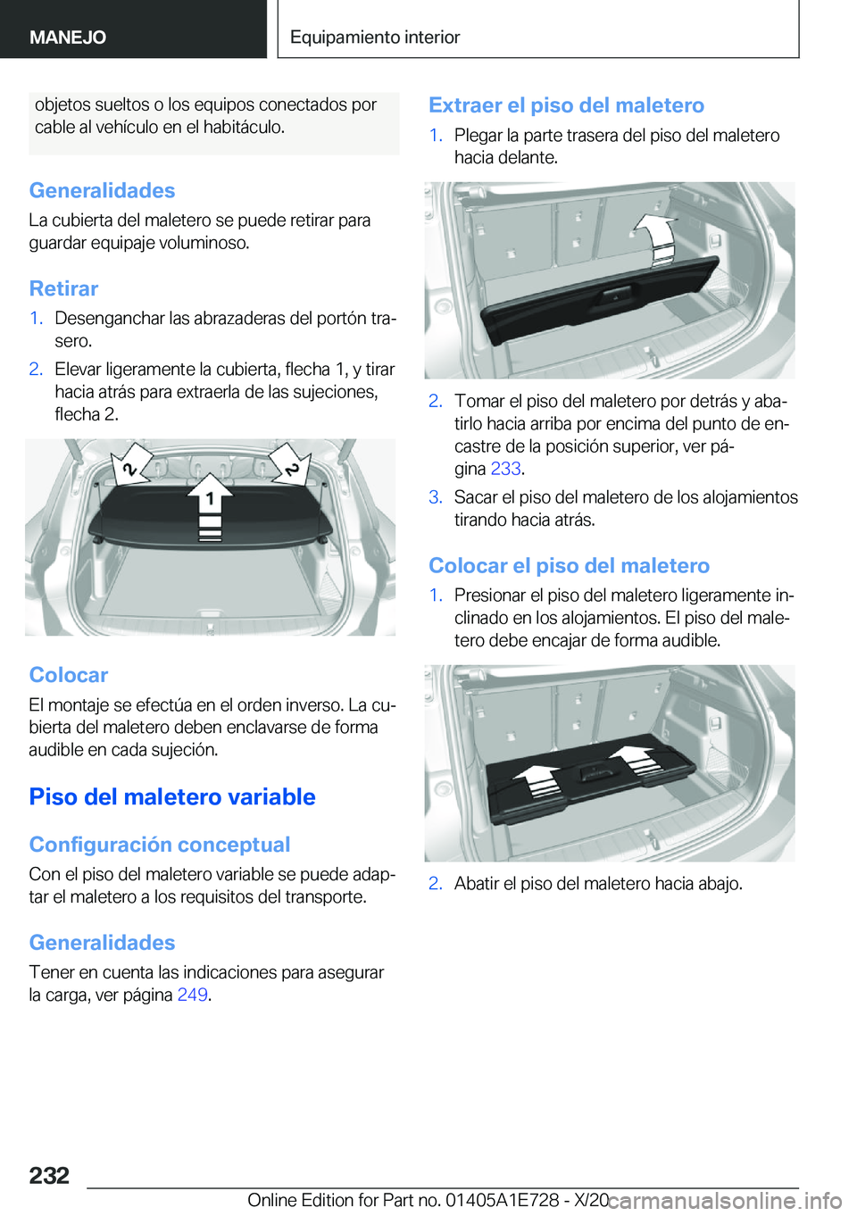 BMW X2 2021  Manuales de Empleo (in Spanish) �o�b�j�e�t�o�s��s�u�e�l�t�o�s��o��l�o�s��e�q�u�i�p�o�s��c�o�n�e�c�t�a�d�o�s��p�o�r
�c�a�b�l�e��a�l��v�e�h�