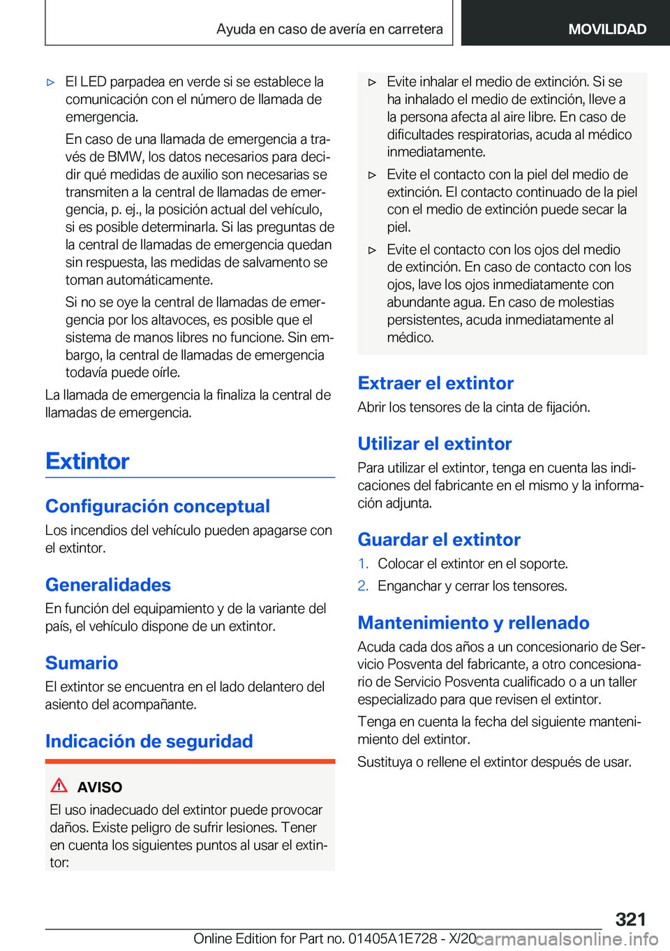 BMW X2 2021  Manuales de Empleo (in Spanish) x�E�l��L�E�D��p�a�r�p�a�d�e�a��e�n��v�e�r�d�e��s�i��s�e��e�s�t�a�b�l�e�c�e��l�a�c�o�m�u�n�i�c�a�c�i�