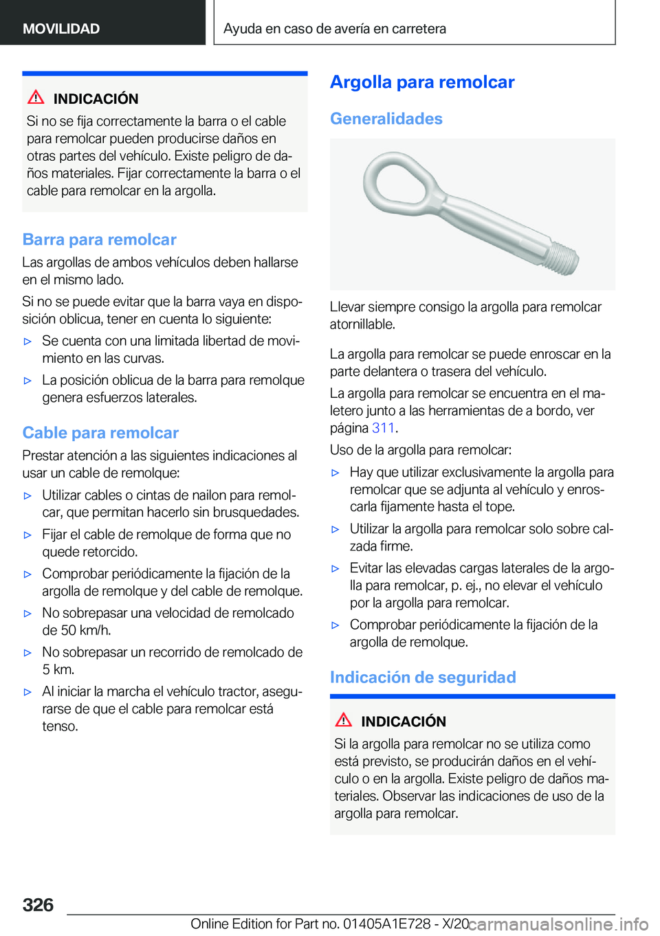 BMW X2 2021  Manuales de Empleo (in Spanish) �I�N�D�I�C�A�C�I�
