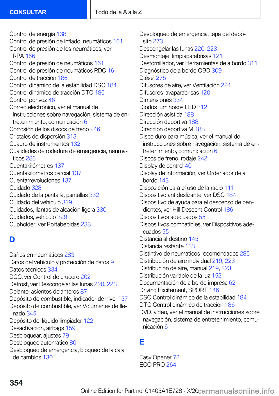 BMW X2 2021  Manuales de Empleo (in Spanish) �C�o�n�t�r�o�l��d�e��e�n�e�r�g�