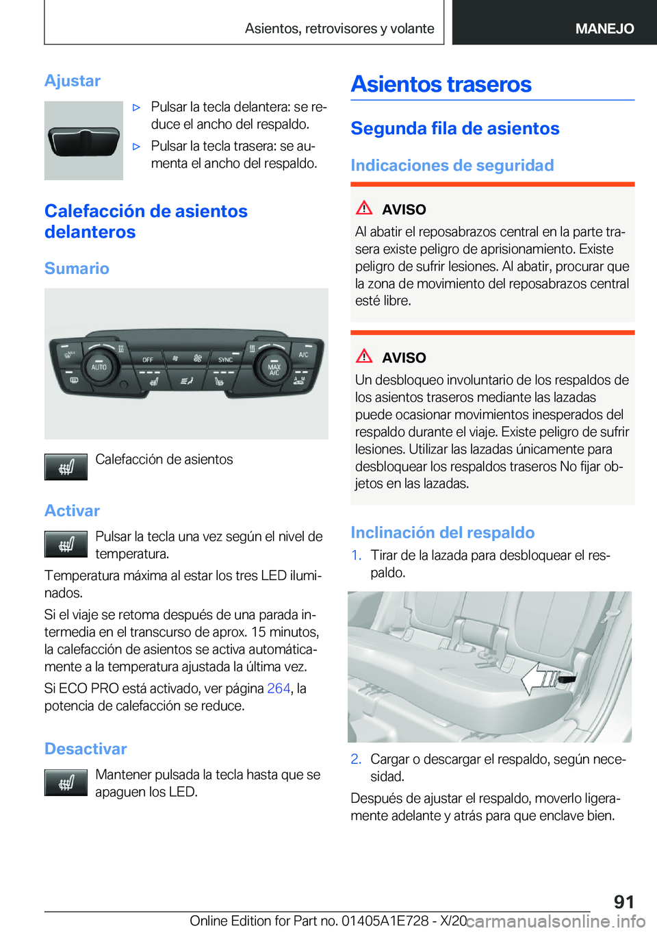 BMW X2 2021  Manuales de Empleo (in Spanish) �A�j�u�s�t�a�rx�P�u�l�s�a�r��l�a��t�e�c�l�a��d�e�l�a�n�t�e�r�a�:��s�e��r�eª
�d�u�c�e��e�l��a�n�c�h�o��d�e�l��r�e�s�p�a�l�d�o�.x�P�u�l�s�a�r��l�a��t�e�c�l�a��t�r�a�s�e�r�a�:��s�e��a�u