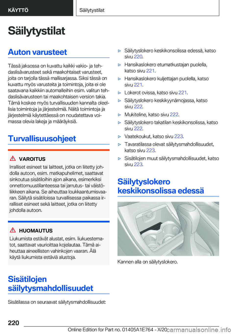 BMW X2 2021  Omistajan Käsikirja (in Finnish) �S�