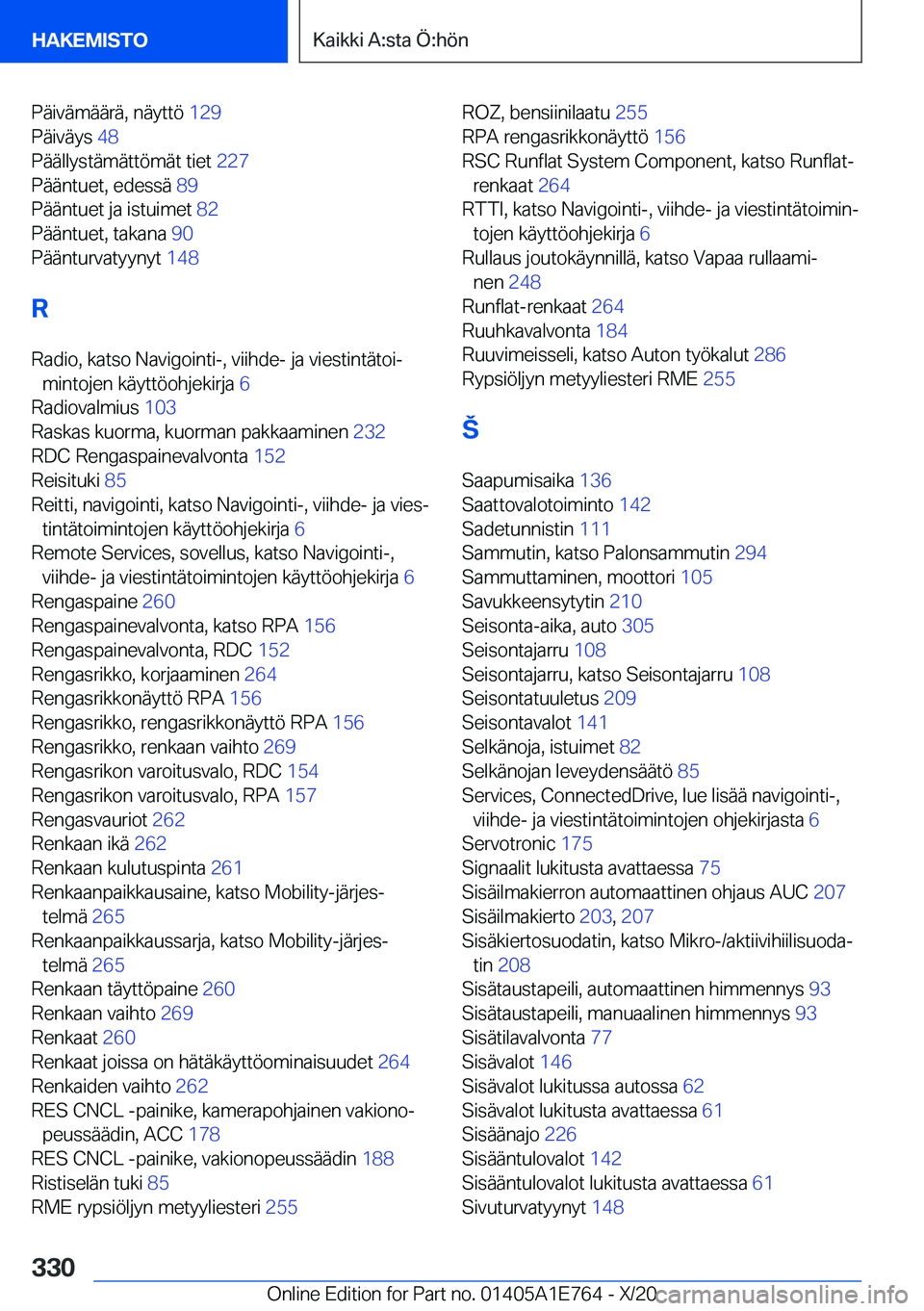 BMW X2 2021  Omistajan Käsikirja (in Finnish) �P�