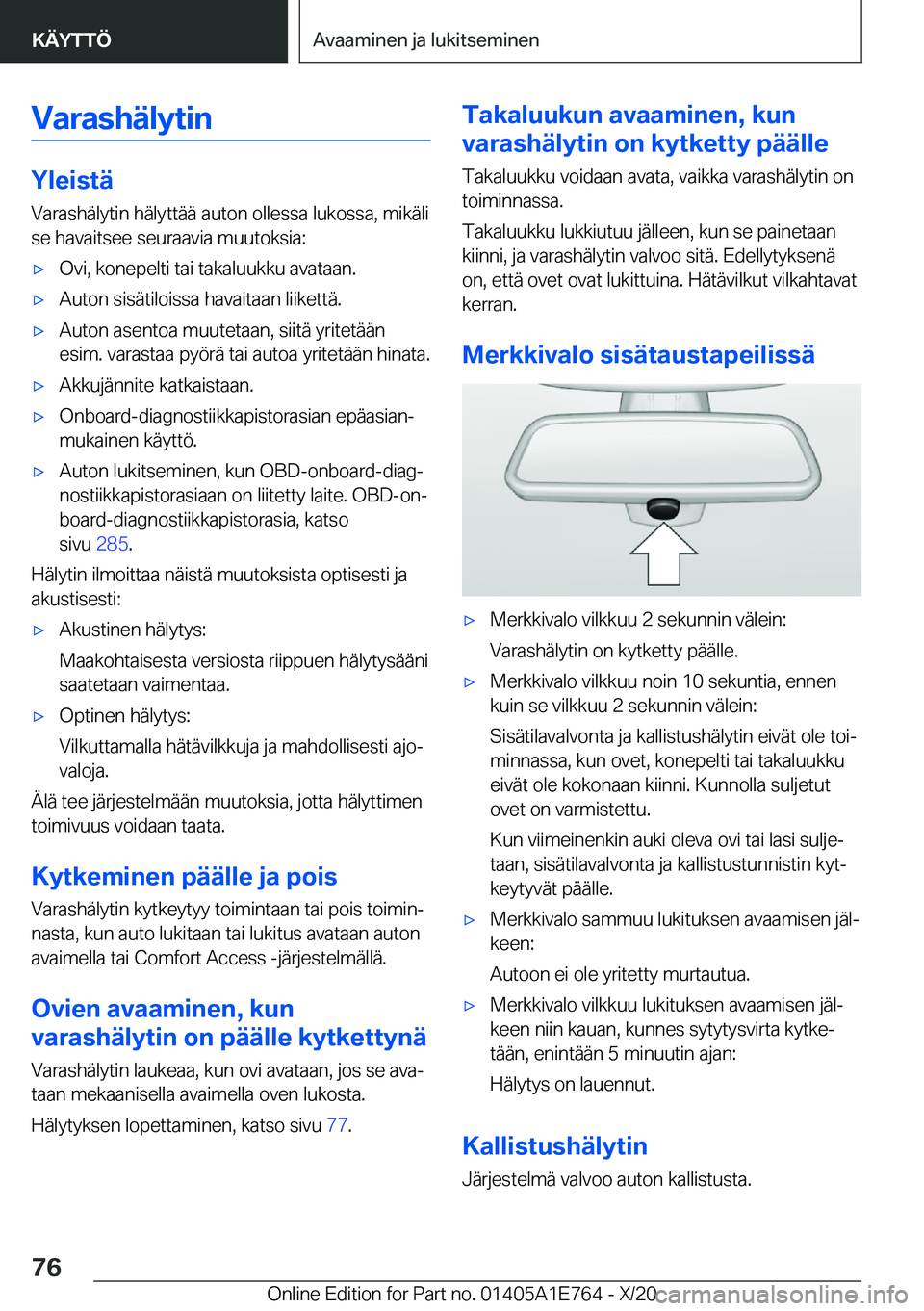 BMW X2 2021  Omistajan Käsikirja (in Finnish) �V�a�r�a�s�h�