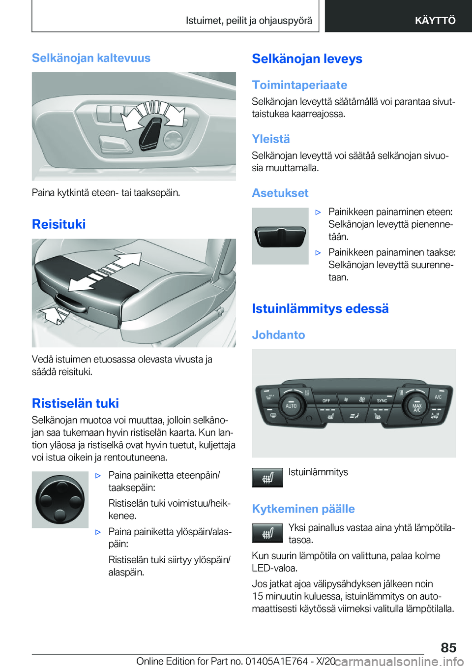 BMW X2 2021  Omistajan Käsikirja (in Finnish) �S�e�l�k�