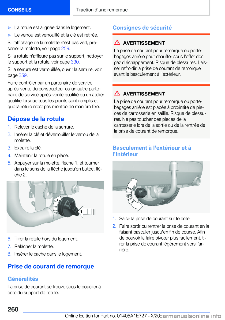 BMW X2 2021  Notices Demploi (in French) 'x�L�a��r�o�t�u�l�e��e�s�t��a�l�i�g�n�é�e��d�a�n�s��l�e��l�o�g�e�m�e�n�t�.'x�L�e��v�e�r�r�o�u��e�s�t��v�e�r�r�o�u�i�l�l�é��e�t��l�a��c�l�é��e�s�t��r�e�t�i�r�é�e�.
�S�i��l�&#