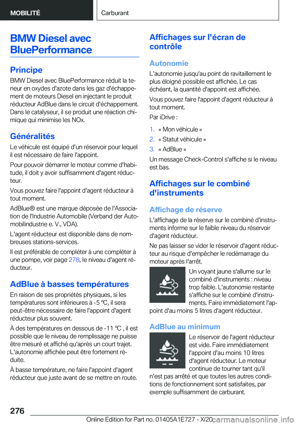 BMW X2 2021  Notices Demploi (in French) �B�M�W��D�i�e�s�e�l��a�v�e�c�B�l�u�e�P�e�r�f�o�r�m�a�n�c�e
�P�r�i�n�c�i�p�e �B�M�W��D�i�e�s�e�l��a�v�e�c��B�l�u�e�P�e�r�f�o�r�m�a�n�c�e��r�é�d�u�i�t��l�a��t�ej�n�e�u�r��e�n��o�x�y�d�e�s��