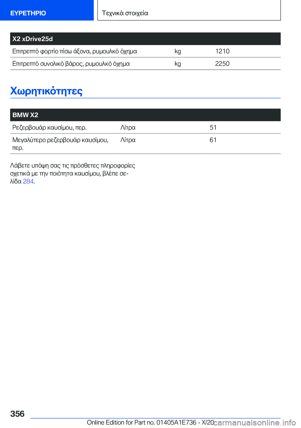 BMW X2 2021  ΟΔΗΓΌΣ ΧΡΉΣΗΣ (in Greek) �X�2��x�D�r�i�v�e�2�5�dXc\gdwcgo�ibdgRb�cRfl�nab`s�,�dh_bh^]o�ojy_s�k�g�1�2�1�0Xc\gdwcgo�fh`b^\]o�tndbe�,�dh_bh^]o�ojy_