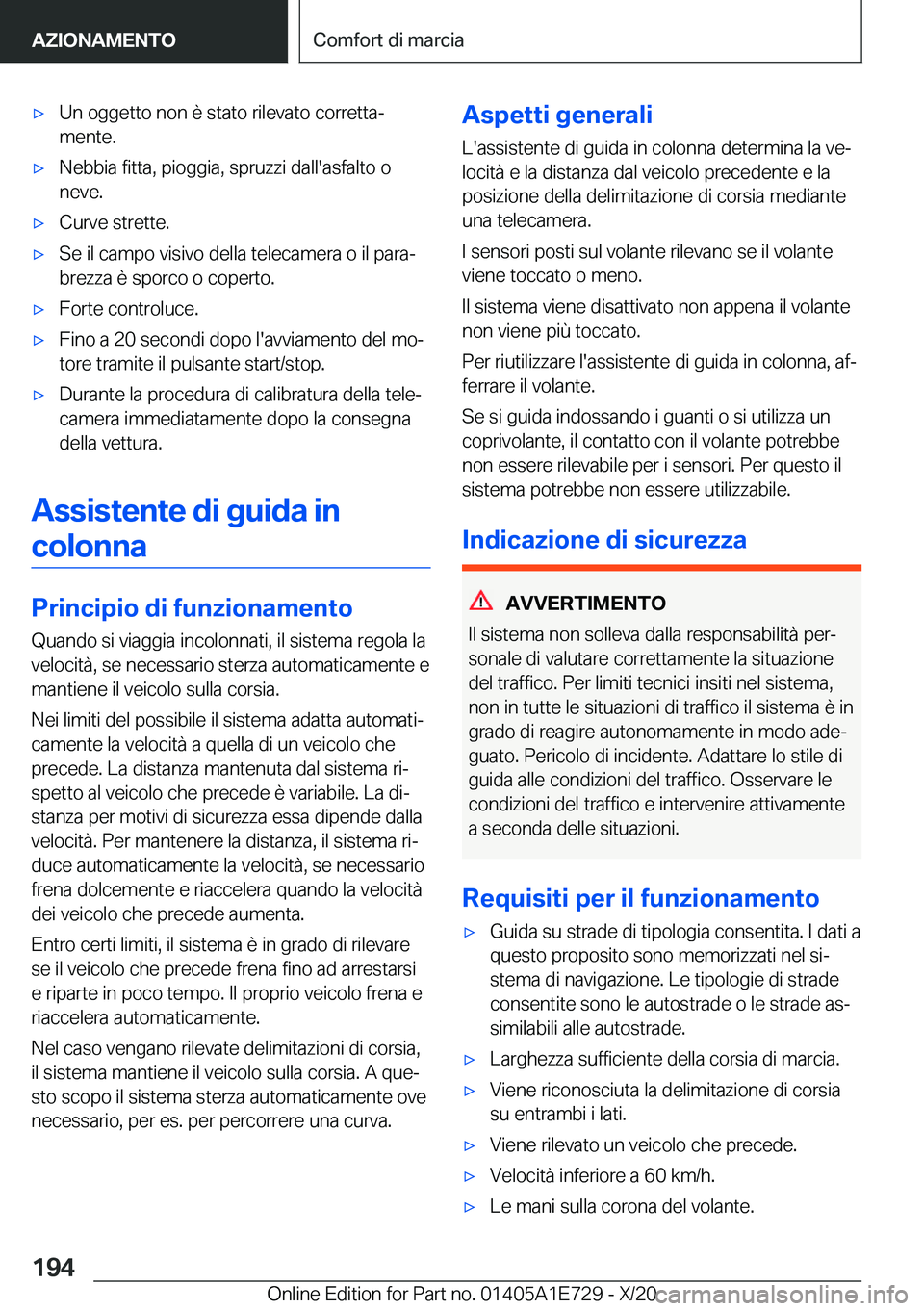 BMW X2 2021  Libretti Di Uso E manutenzione (in Italian) 'x�U�n��o�g�g�e�t�t�o��n�o�n��è��s�t�a�t�o��r�i�l�e�v�a�t�o��c�o�r�r�e�t�t�aª�m�e�n�t�e�.'x�N�e�b�b�i�a��f�i�t�t�a�,��p�i�o�g�g�i�a�,��s�p�r�u�z�z�i��d�a�l�l�'�a�s�f�a�l�t�o�