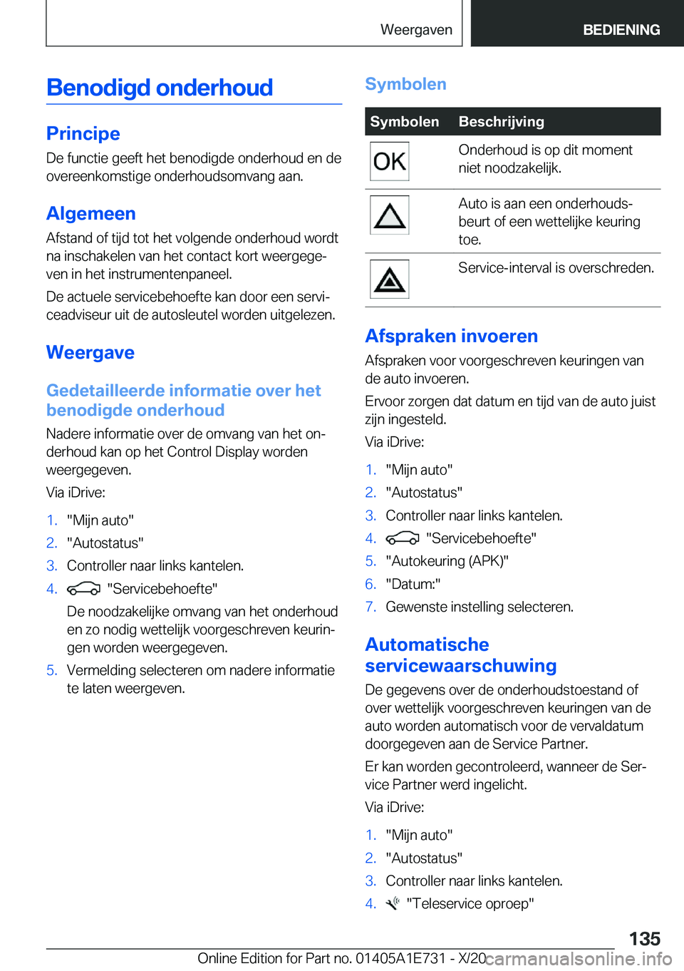 BMW X2 2021  Instructieboekjes (in Dutch) �B�e�n�o�d�i�g�d��o�n�d�e�r�h�o�u�d
�P�r�i�n�c�i�p�e
�D�e��f�u�n�c�t�i�e��g�e�e�f�t��h�e�t��b�e�n�o�d�i�g�d�e��o�n�d�e�r�h�o�u�d��e�n��d�e �o�v�e�r�e�e�n�k�o�m�s�t�i�g�e��o�n�d�e�r�h�o�u�d�s�