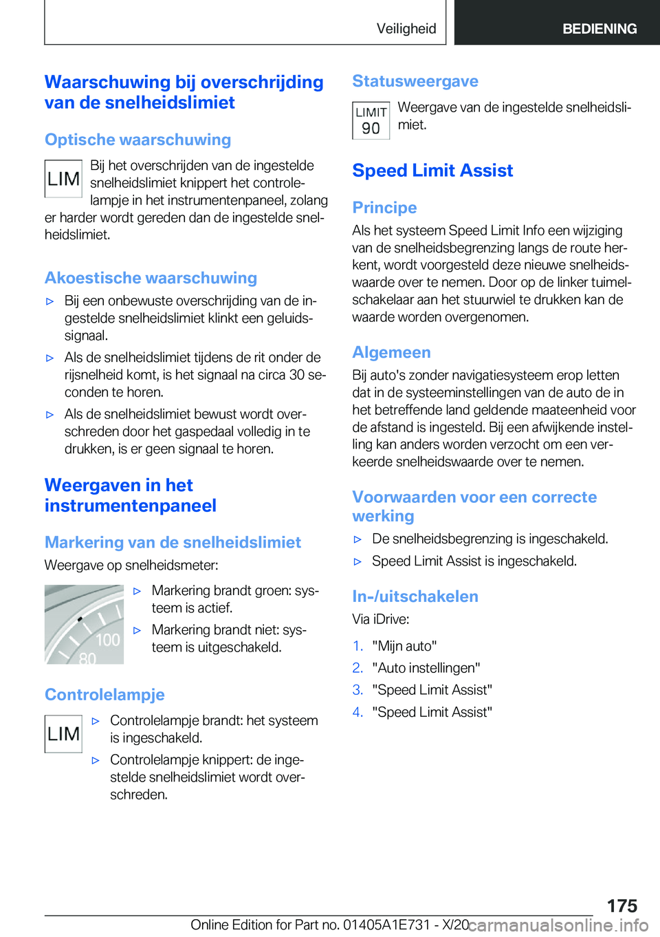 BMW X2 2021  Instructieboekjes (in Dutch) �W�a�a�r�s�c�h�u�w�i�n�g��b�i�j��o�v�e�r�s�c�h�r�i�j�d�i�n�g
�v�a�n��d�e��s�n�e�l�h�e�i�d�s�l�i�m�i�e�t
�O�p�t�i�s�c�h�e��w�a�a�r�s�c�h�u�w�i�n�g �B�i�j��h�e�t��o�v�e�r�s�c�h�r�i�j�d�e�n��v�a�