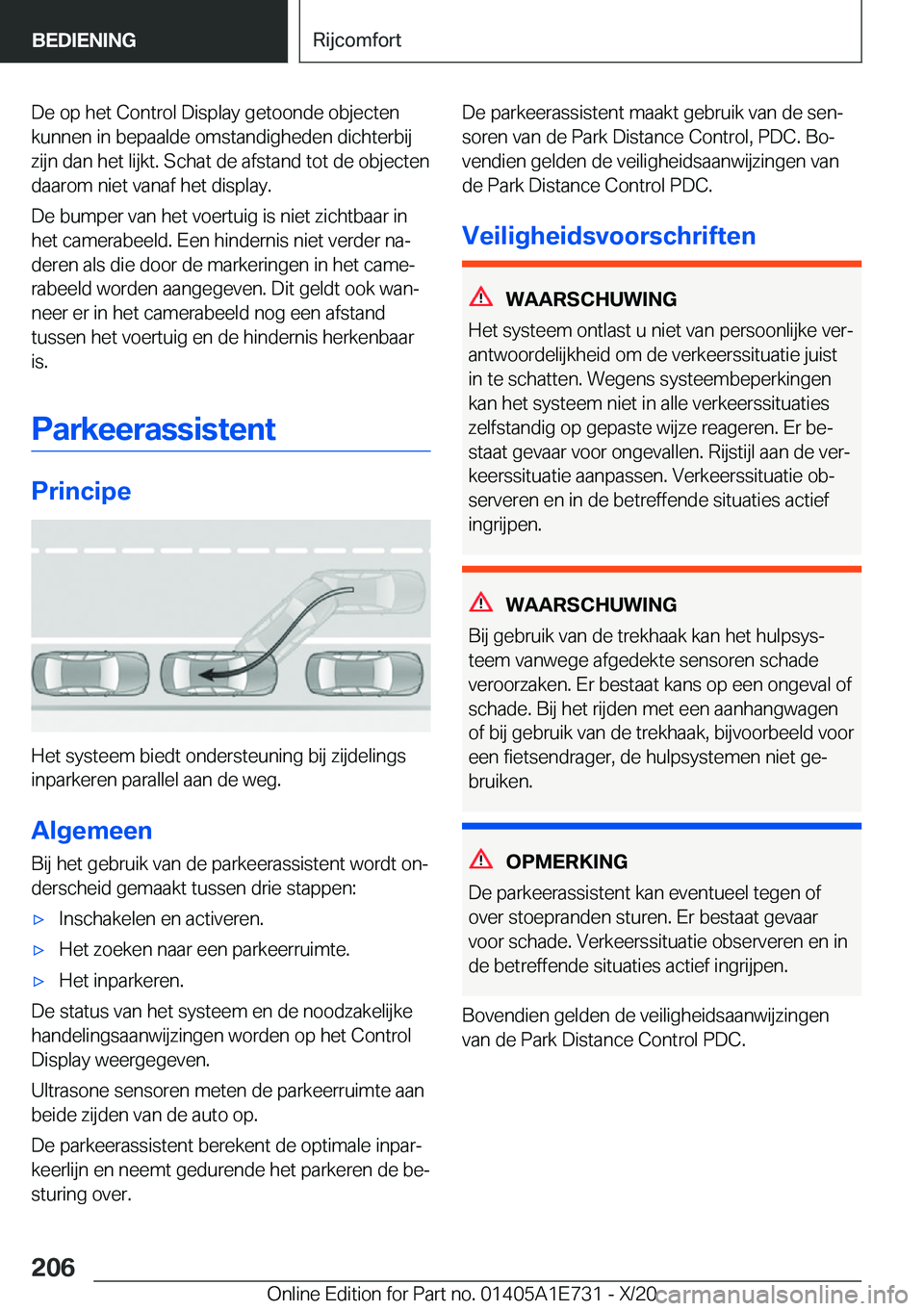 BMW X2 2021  Instructieboekjes (in Dutch) �D�e��o�p��h�e�t��C�o�n�t�r�o�l��D�i�s�p�l�a�y��g�e�t�o�o�n�d�e��o�b�j�e�c�t�e�n
�k�u�n�n�e�n��i�n��b�e�p�a�a�l�d�e��o�m�s�t�a�n�d�i�g�h�e�d�e�n��d�i�c�h�t�e�r�b�i�j �z�i�j�n��d�a�n��h�e�t