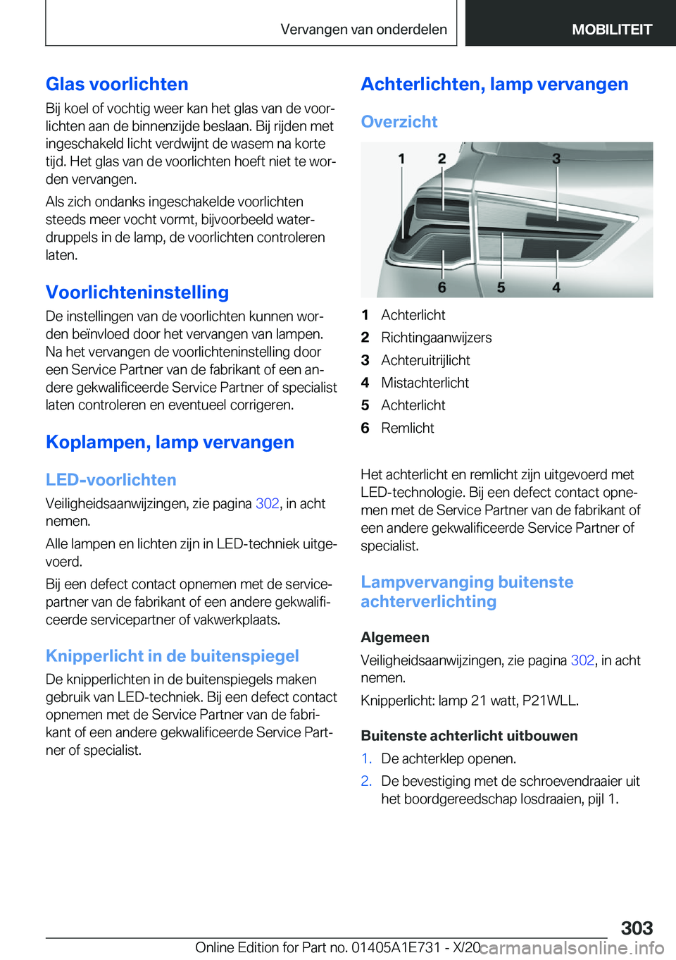 BMW X2 2021  Instructieboekjes (in Dutch) �G�l�a�s��v�o�o�r�l�i�c�h�t�e�n�B�i�j��k�o�e�l��o�f��v�o�c�h�t�i�g��w�e�e�r��k�a�n��h�e�t��g�l�a�s��v�a�n��d�e��v�o�o�rj�l�i�c�h�t�e�n��a�a�n��d�e��b�i�n�n�e�n�z�i�j�d�e��b�e�s�l�a�a�n