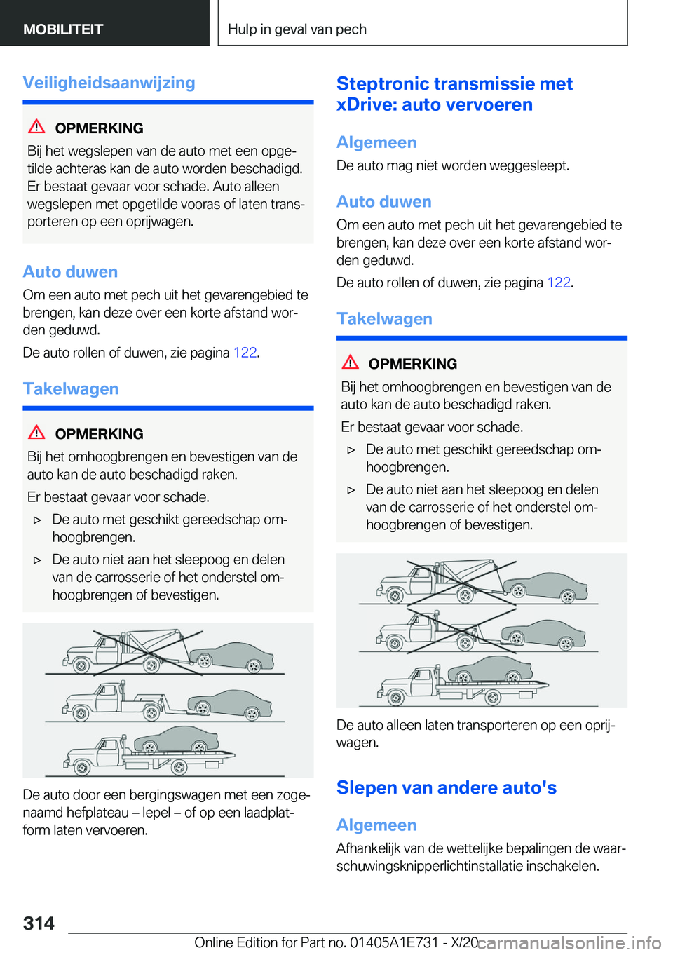 BMW X2 2021  Instructieboekjes (in Dutch) �V�e�i�l�i�g�h�e�i�d�s�a�a�n�w�i�j�z�i�n�g
�O�P�M�E�R�K�I�N�G
�B�i�j��h�e�t��w�e�g�s�l�e�p�e�n��v�a�n��d�e��a�u�t�o��m�e�t��e�e�n��o�p�g�ej
�t�i�l�d�e��a�c�h�t�e�r�a�s��k�a�n��d�e��a�u�t�