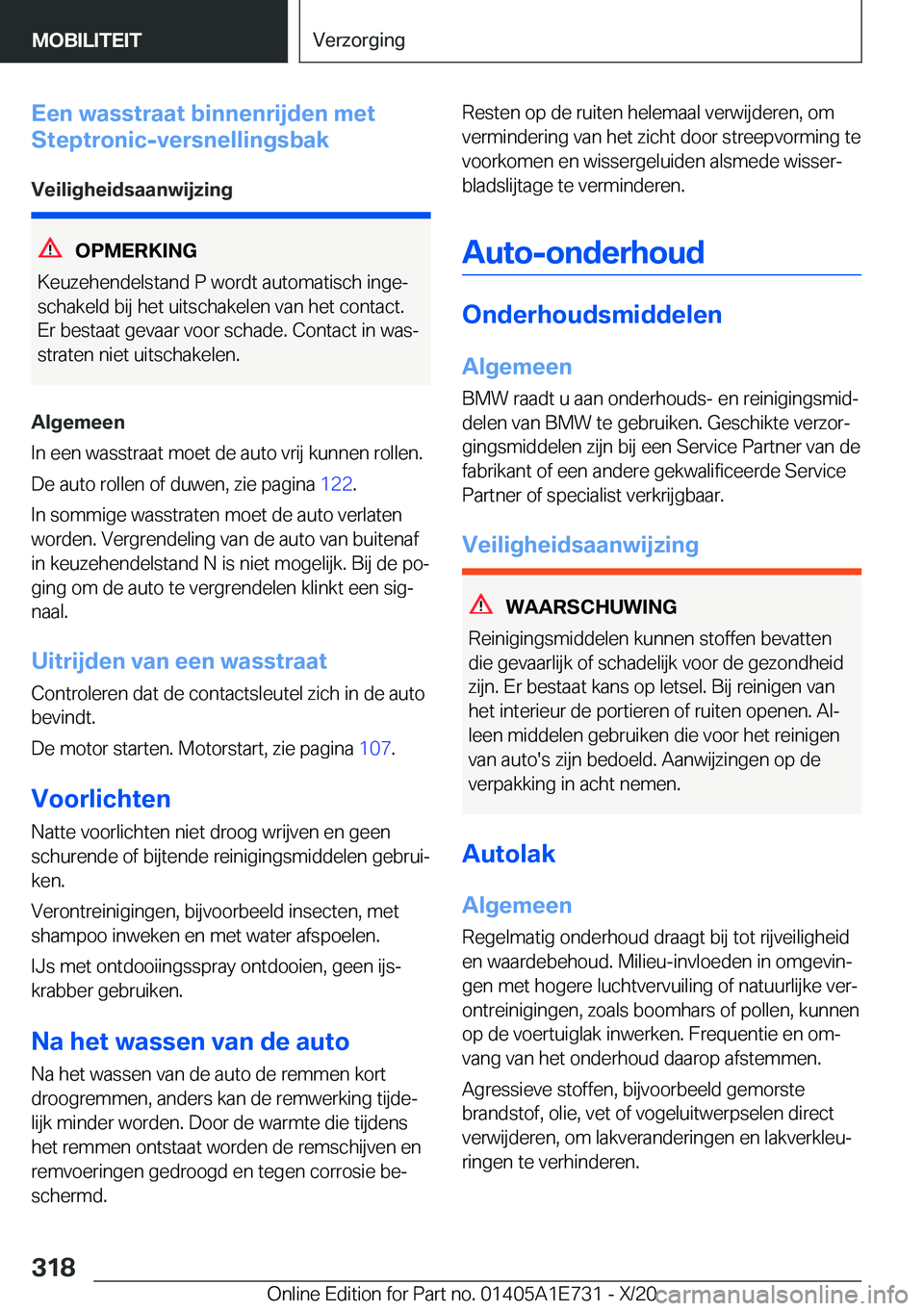 BMW X2 2021  Instructieboekjes (in Dutch) �E�e�n��w�a�s�s�t�r�a�a�t��b�i�n�n�e�n�r�i�j�d�e�n��m�e�t
�S�t�e�p�t�r�o�n�i�c�-�v�e�r�s�n�e�l�l�i�n�g�s�b�a�k
�V�e�i�l�i�g�h�e�i�d�s�a�a�n�w�i�j�z�i�n�g
�O�P�M�E�R�K�I�N�G
�K�e�u�z�e�h�e�n�d�e�l�s