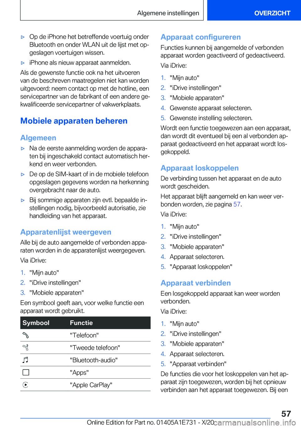 BMW X2 2021  Instructieboekjes (in Dutch) 'x�O�p��d�e��i�P�h�o�n�e��h�e�t��b�e�t�r�e�f�f�e�n�d�e��v�o�e�r�t�u�i�g��o�n�d�e�r�B�l�u�e�t�o�o�t�h��e�n��o�n�d�e�r��W�L�A�N��u�i�t��d�e��l�i�j�s�t��m�e�t��o�pj
�g�e�s�l�a�g�e�n��