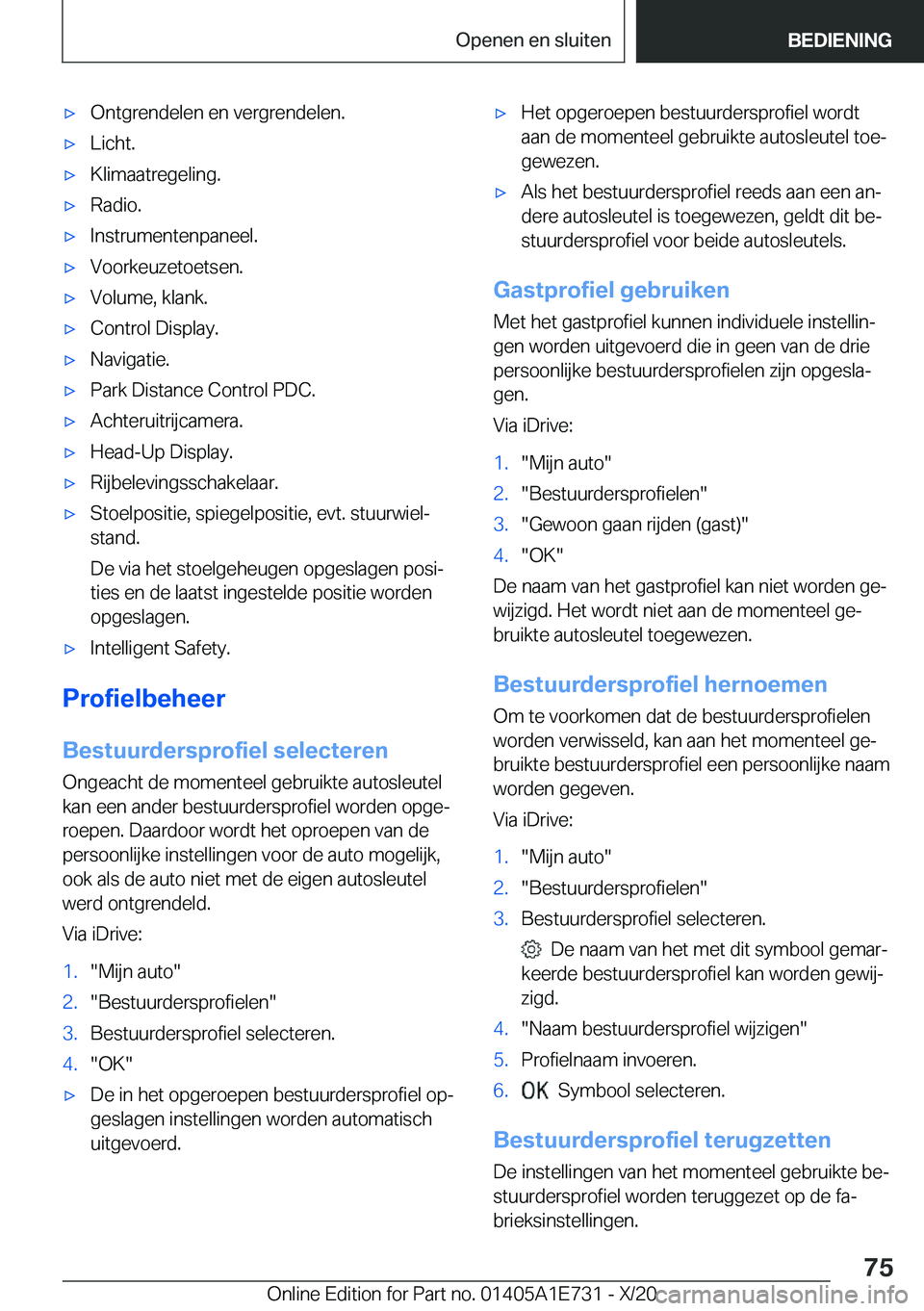 BMW X2 2021  Instructieboekjes (in Dutch) 'x�O�n�t�g�r�e�n�d�e�l�e�n��e�n��v�e�r�g�r�e�n�d�e�l�e�n�.'x�L�i�c�h�t�.'x�K�l�i�m�a�a�t�r�e�g�e�l�i�n�g�.'x�R�a�d�i�o�.'x�I�n�s�t�r�u�m�e�n�t�e�n�p�a�n�e�e�l�.'x�V�o�o�r�k�e