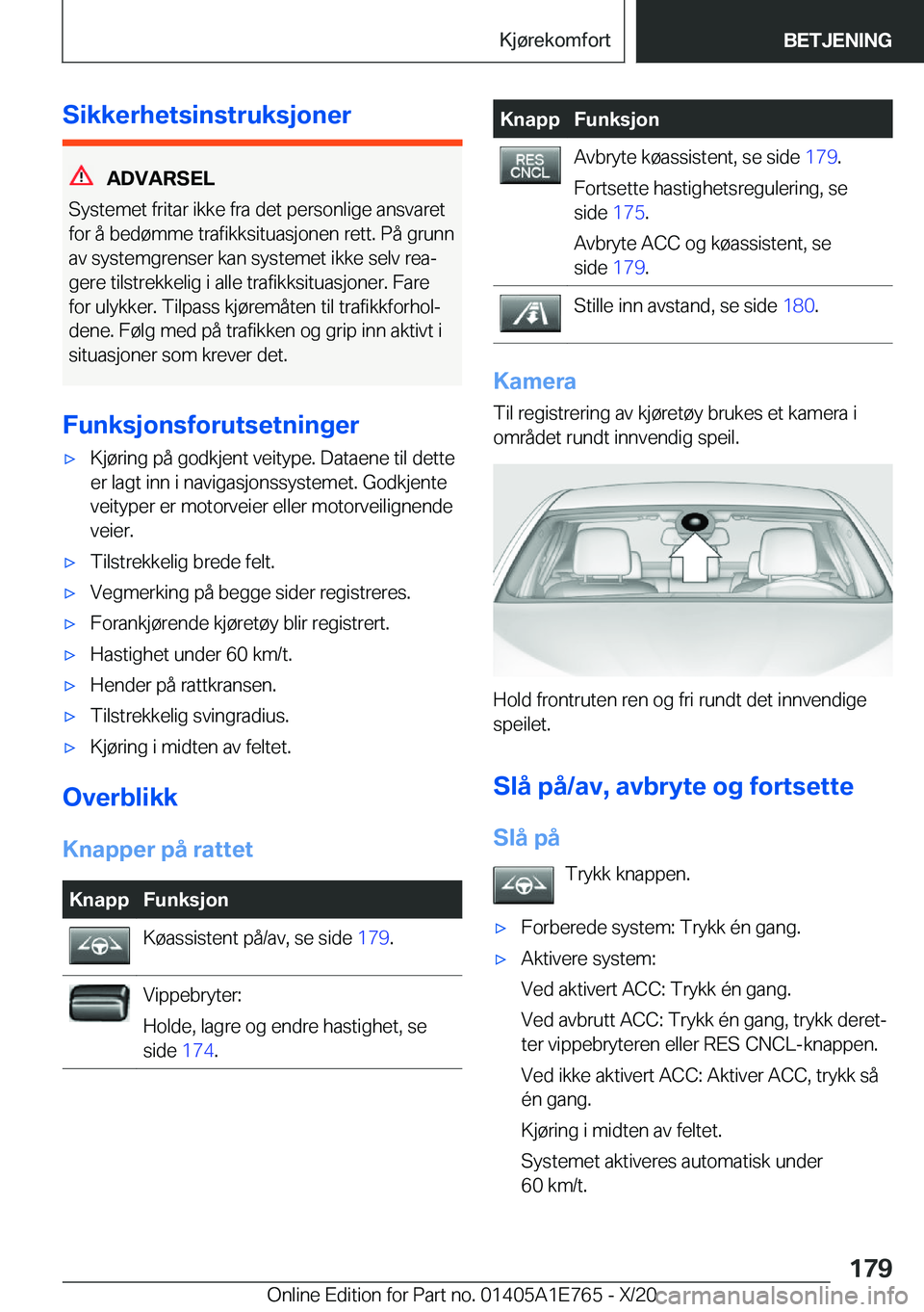 BMW X2 2021  InstruksjonsbØker (in Norwegian) �S�i�k�k�e�r�h�e�t�s�i�n�s�t�r�u�k�s�j�o�n�e�r
�A�D�V�A�R�S�E�L
�S�y�s�t�e�m�e�t��f�r�i�t�a�r��i�k�k�e��f�r�a��d�e�t��p�e�r�s�o�n�l�i�g�e��a�n�s�v�a�r�e�t
�f�o�r��å��b�e�d�