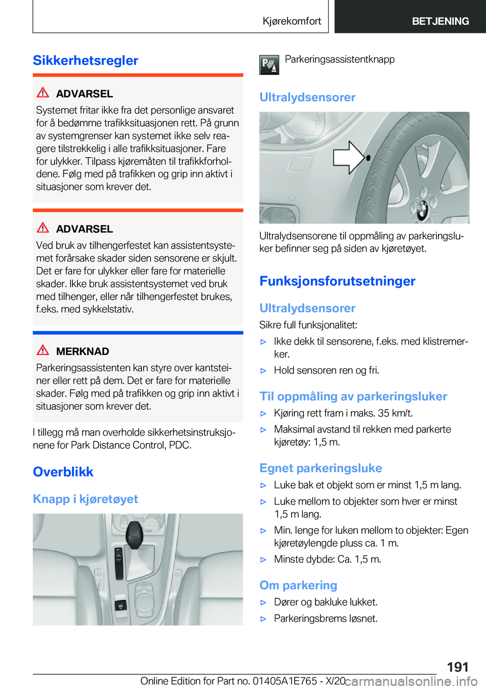 BMW X2 2021  InstruksjonsbØker (in Norwegian) �S�i�k�k�e�r�h�e�t�s�r�e�g�l�e�r
�A�D�V�A�R�S�E�L
�S�y�s�t�e�m�e�t��f�r�i�t�a�r��i�k�k�e��f�r�a��d�e�t��p�e�r�s�o�n�l�i�g�e��a�n�s�v�a�r�e�t
�f�o�r��å��b�e�d�