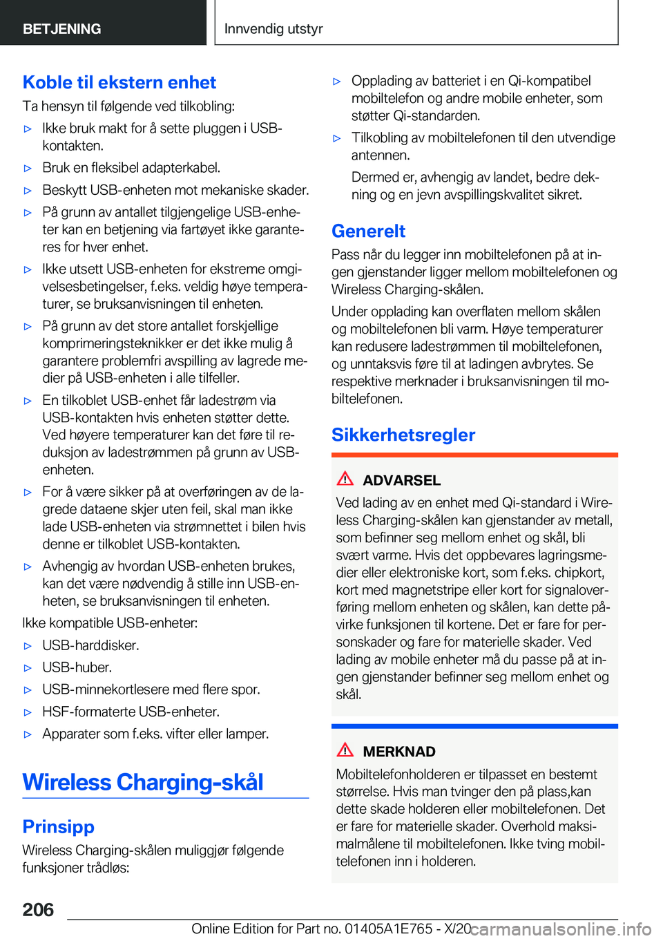 BMW X2 2021  InstruksjonsbØker (in Norwegian) �K�o�b�l�e��t�i�l��e�k�s�t�e�r�n��e�n�h�e�t
�T�a��h�e�n�s�y�n��t�i�l��f�