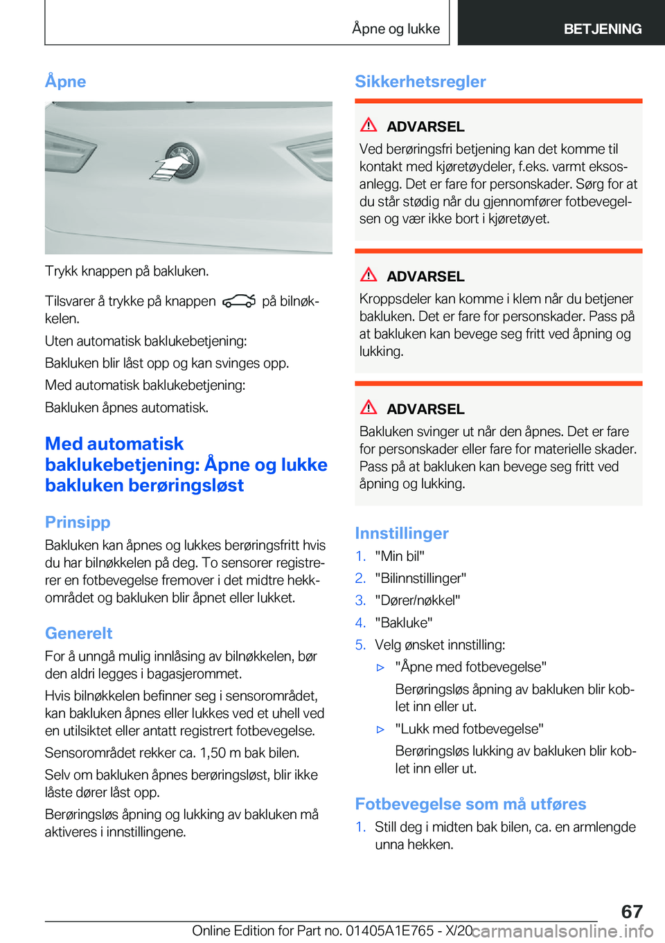BMW X2 2021  InstruksjonsbØker (in Norwegian) �