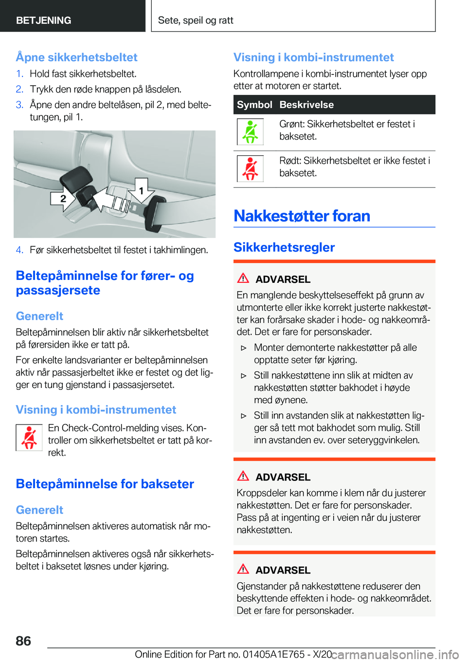 BMW X2 2021  InstruksjonsbØker (in Norwegian) �