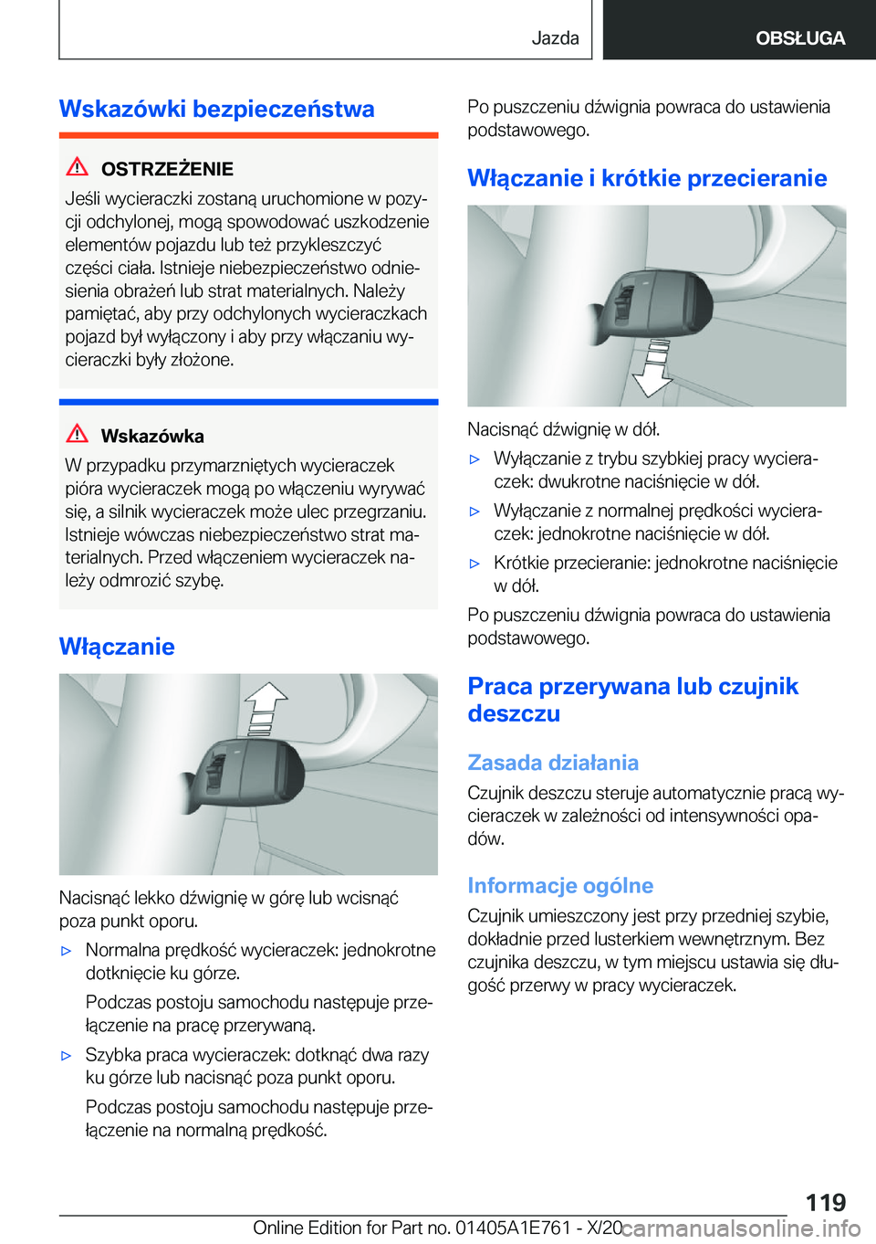 BMW X2 2021  Instrukcja obsługi (in Polish) �W�s�k�a�z�