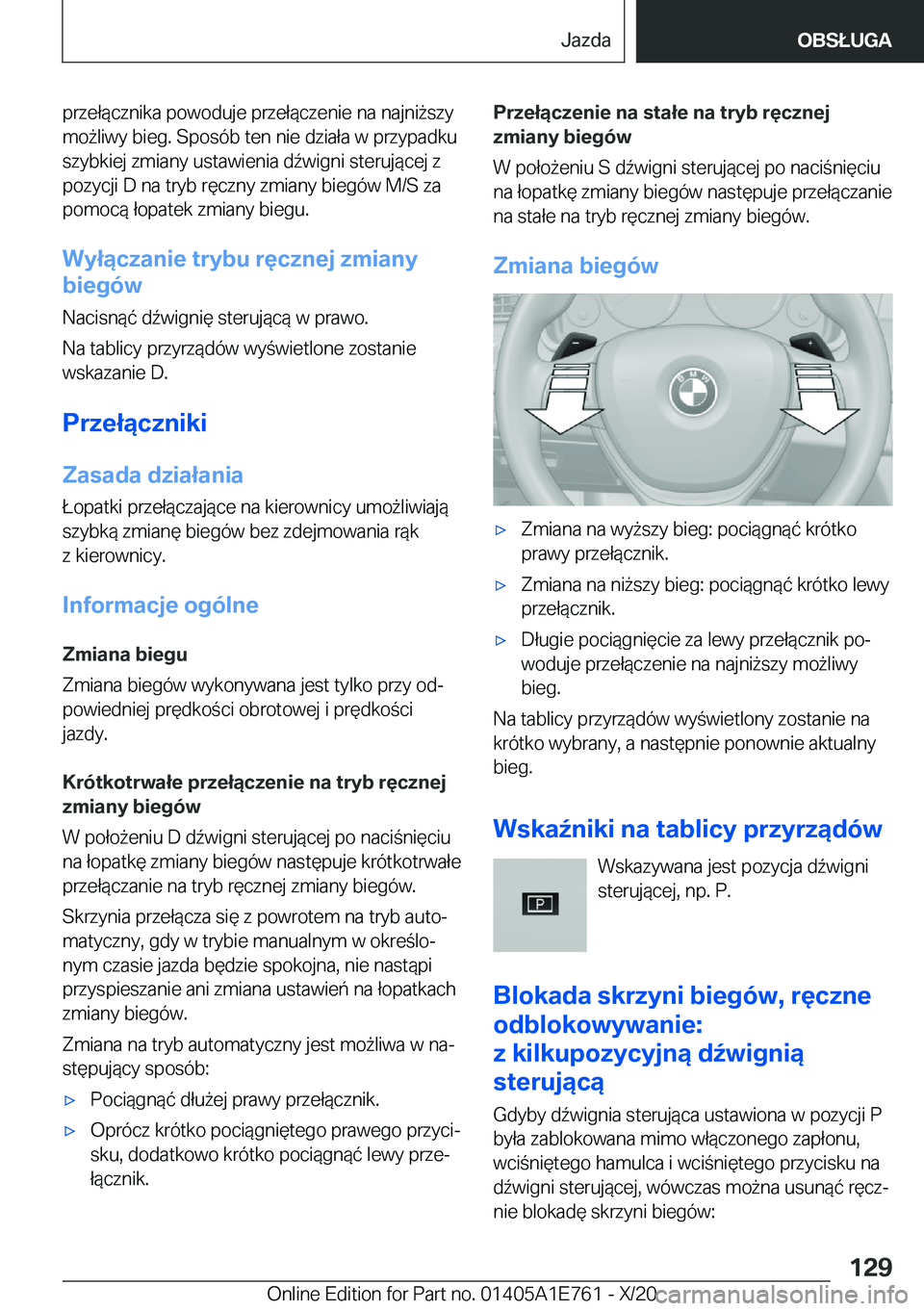 BMW X2 2021  Instrukcja obsługi (in Polish) �p�r�z�e�ł�