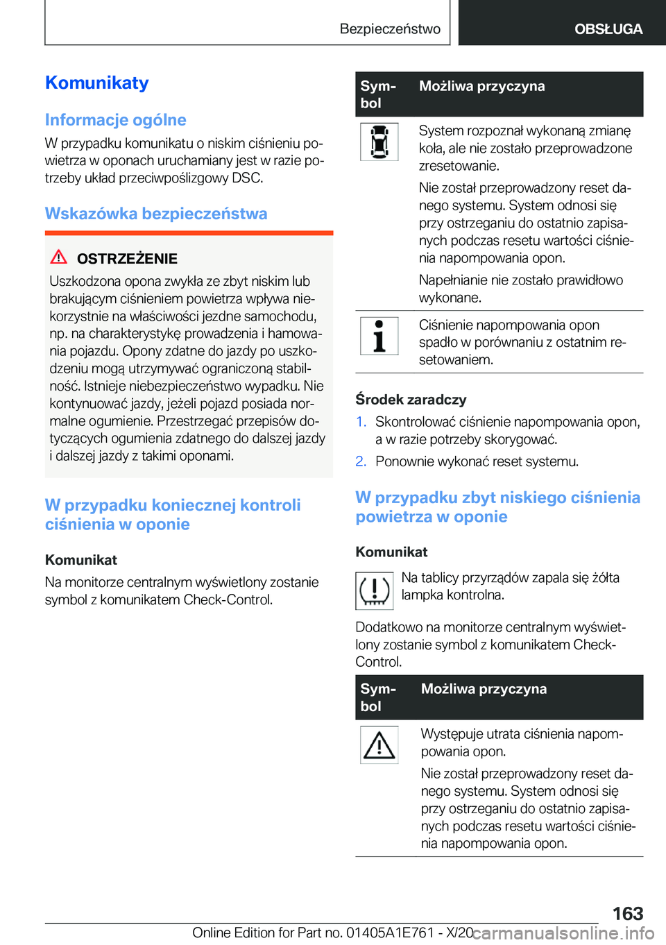 BMW X2 2021  Instrukcja obsługi (in Polish) �K�o�m�u�n�i�k�a�t�y�I�n�f�o�r�m�a�c�j�e��o�g�
