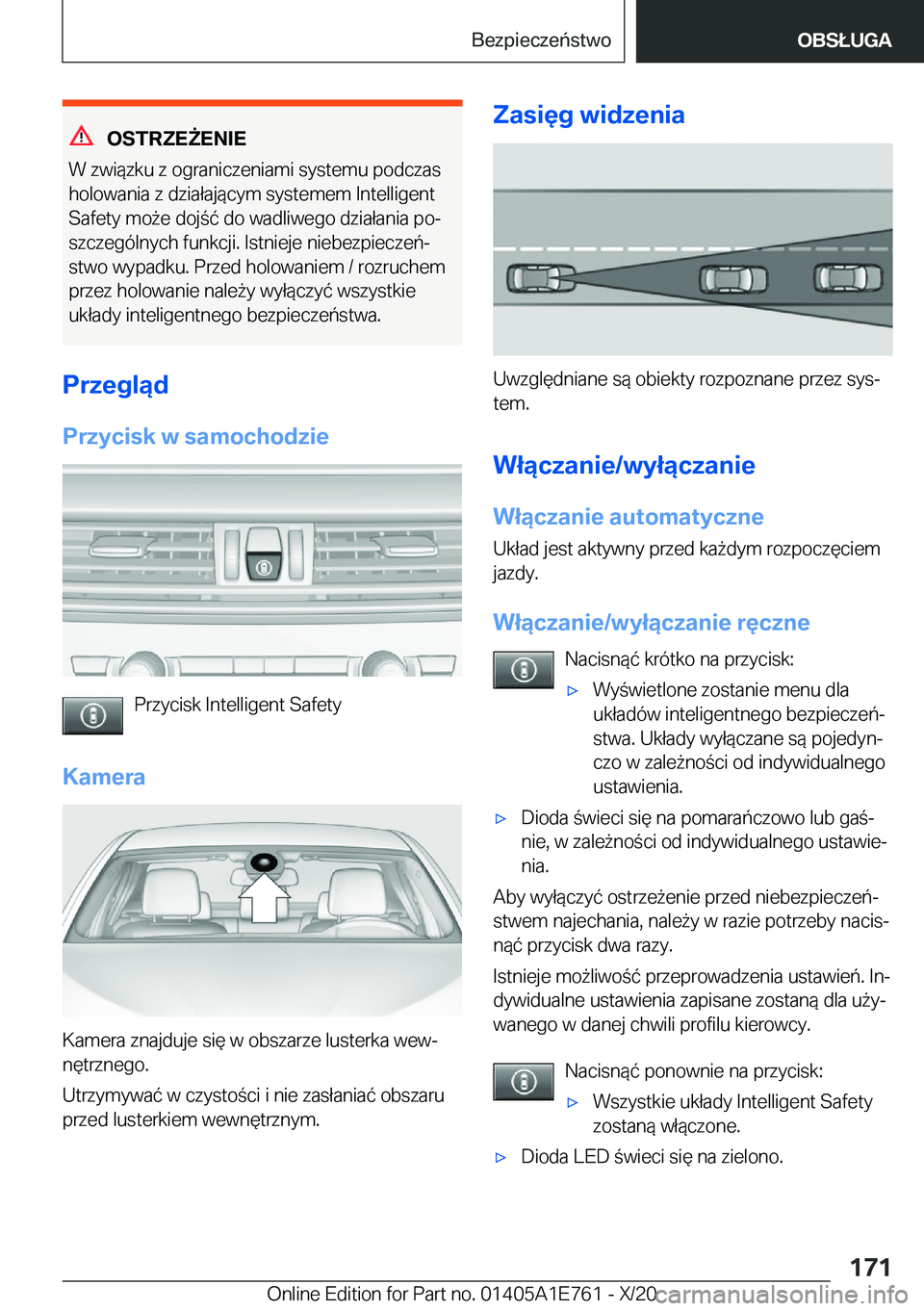 BMW X2 2021  Instrukcja obsługi (in Polish) �O�S�T�R�Z�E8�E�N�I�E
�W��z�w�i�