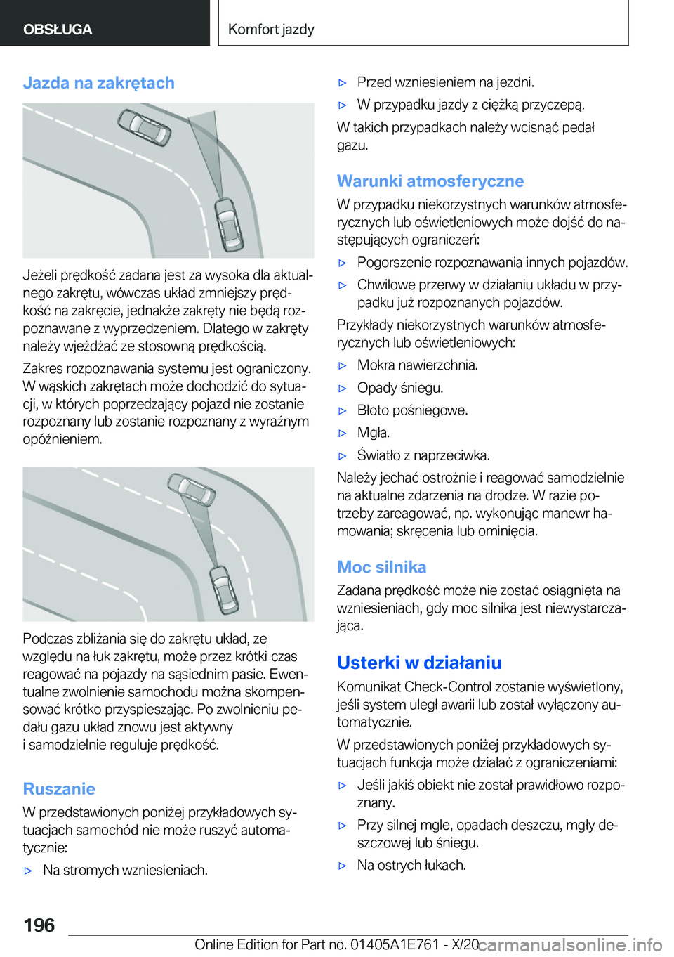 BMW X2 2021  Instrukcja obsługi (in Polish) �J�a�z�d�a��n�a��z�a�k�r�
