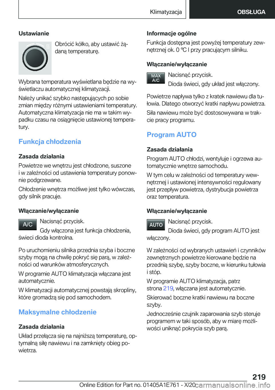BMW X2 2021  Instrukcja obsługi (in Polish) �U�s�t�a�w�i�a�n�i�e�O�b�r�