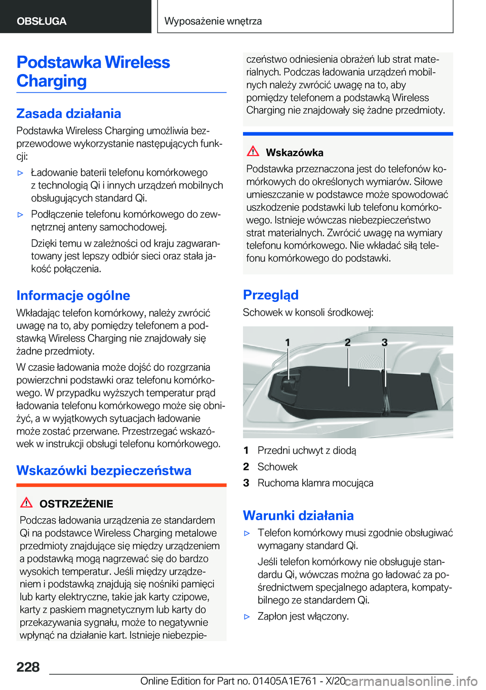 BMW X2 2021  Instrukcja obsługi (in Polish) �P�o�d�s�t�a�w�k�a��W�i�r�e�l�e�s�s�C�h�a�r�g�i�n�g
�Z�a�s�a�d�a��d�z�i�a�ł�a�n�i�a
�P�o�d�s�t�a�w�k�a��W�i�r�e�l�e�s�s��C�h�a�r�g�i�n�g��u�m�o9�l�i�w�i�a��b�e�zj
�p�r�z�e�w�o�d�o�w�e��w�y�k