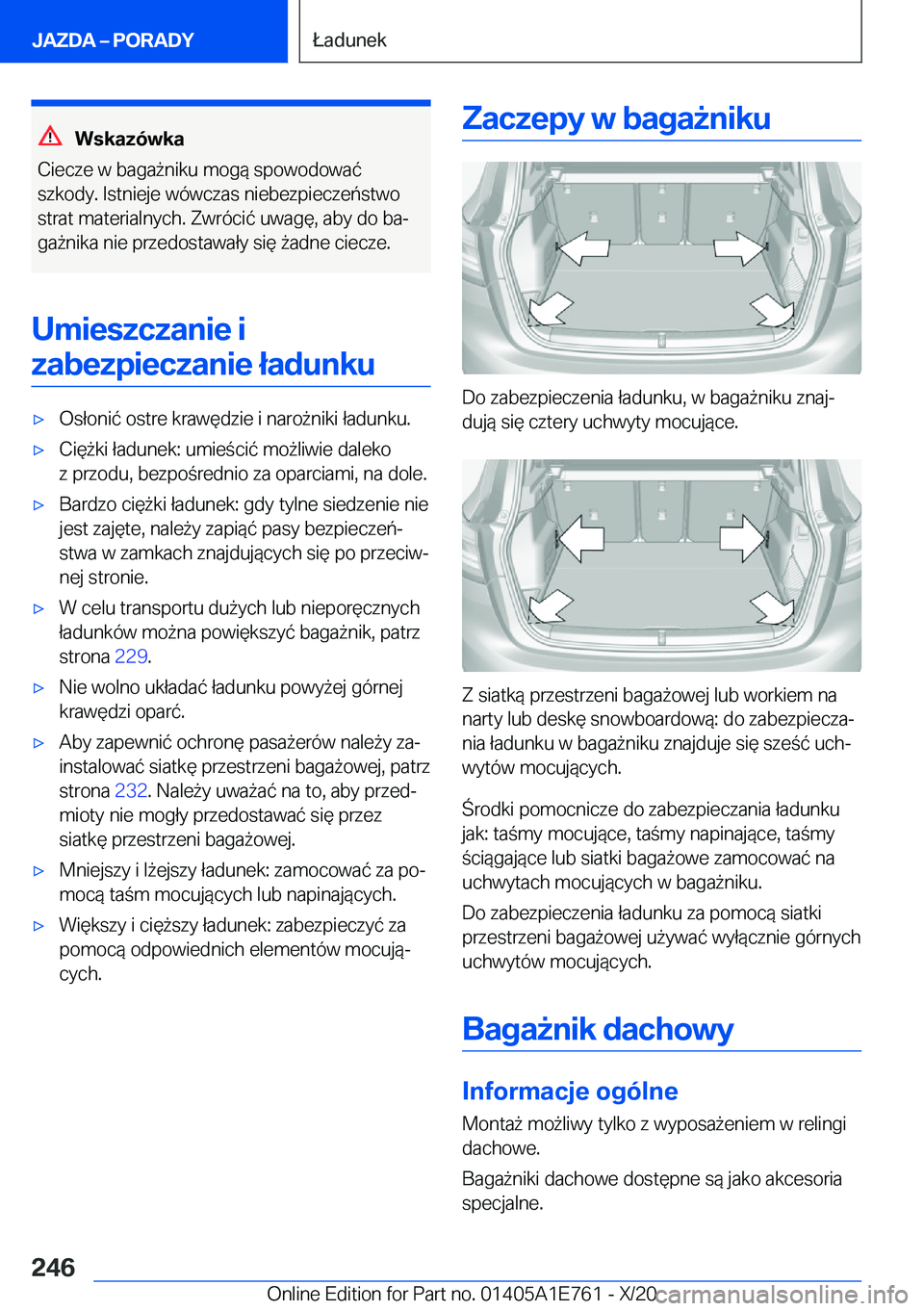 BMW X2 2021  Instrukcja obsługi (in Polish) �W�s�k�a�z�