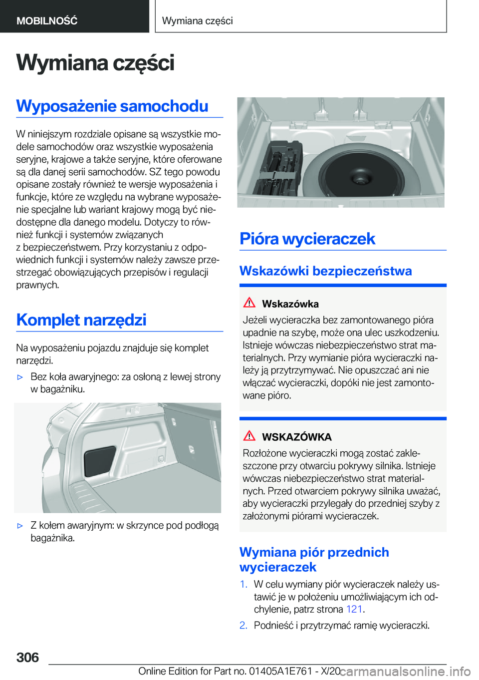 BMW X2 2021  Instrukcja obsługi (in Polish) �W�y�m�i�a�n�a��c�z�