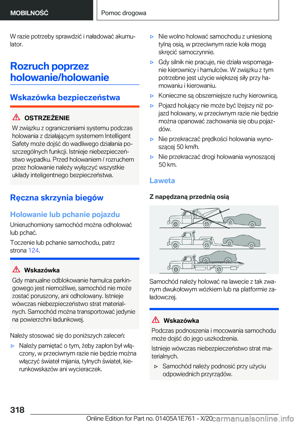 BMW X2 2021  Instrukcja obsługi (in Polish) �W��r�a�z�i�e��p�o�t�r�z�e�b�y��s�p�r�a�w�d�z�i�