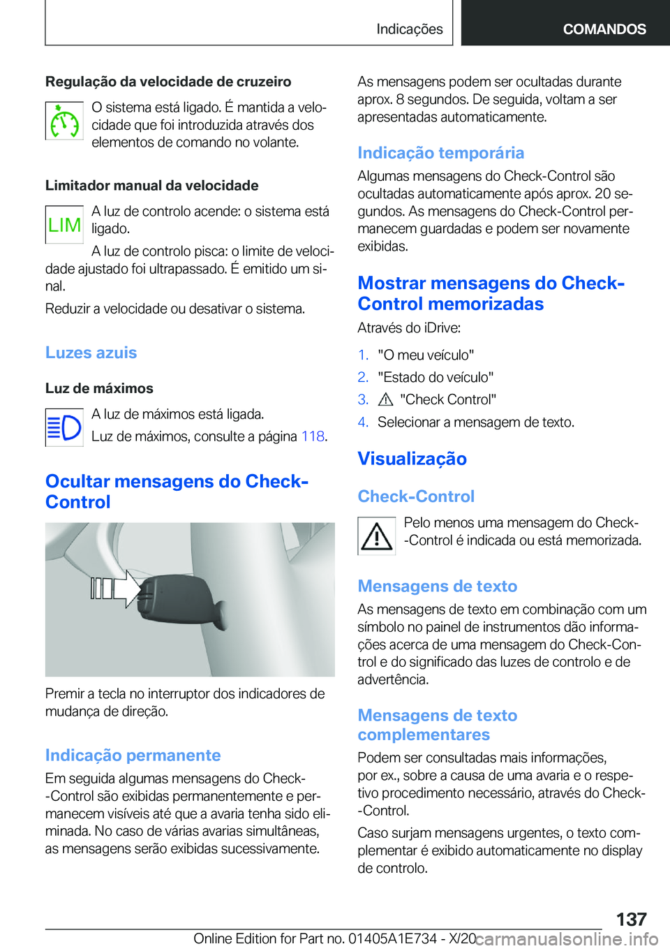 BMW X2 2021  Manual do condutor (in Portuguese) �R�e�g�u�l�a�