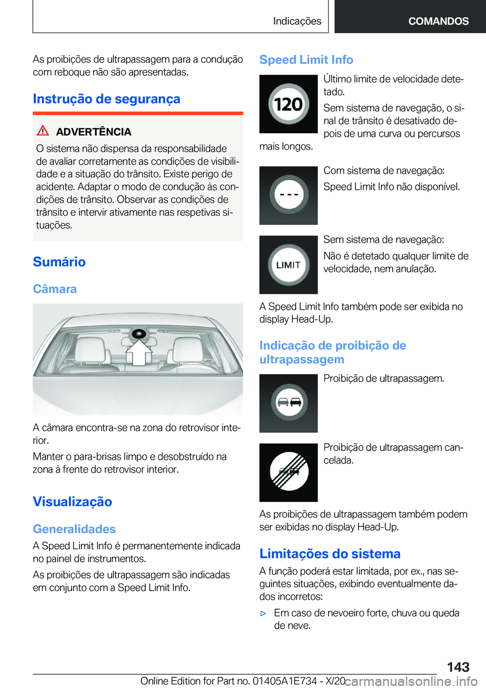 BMW X2 2021  Manual do condutor (in Portuguese) �A�s��p�r�o�i�b�i�