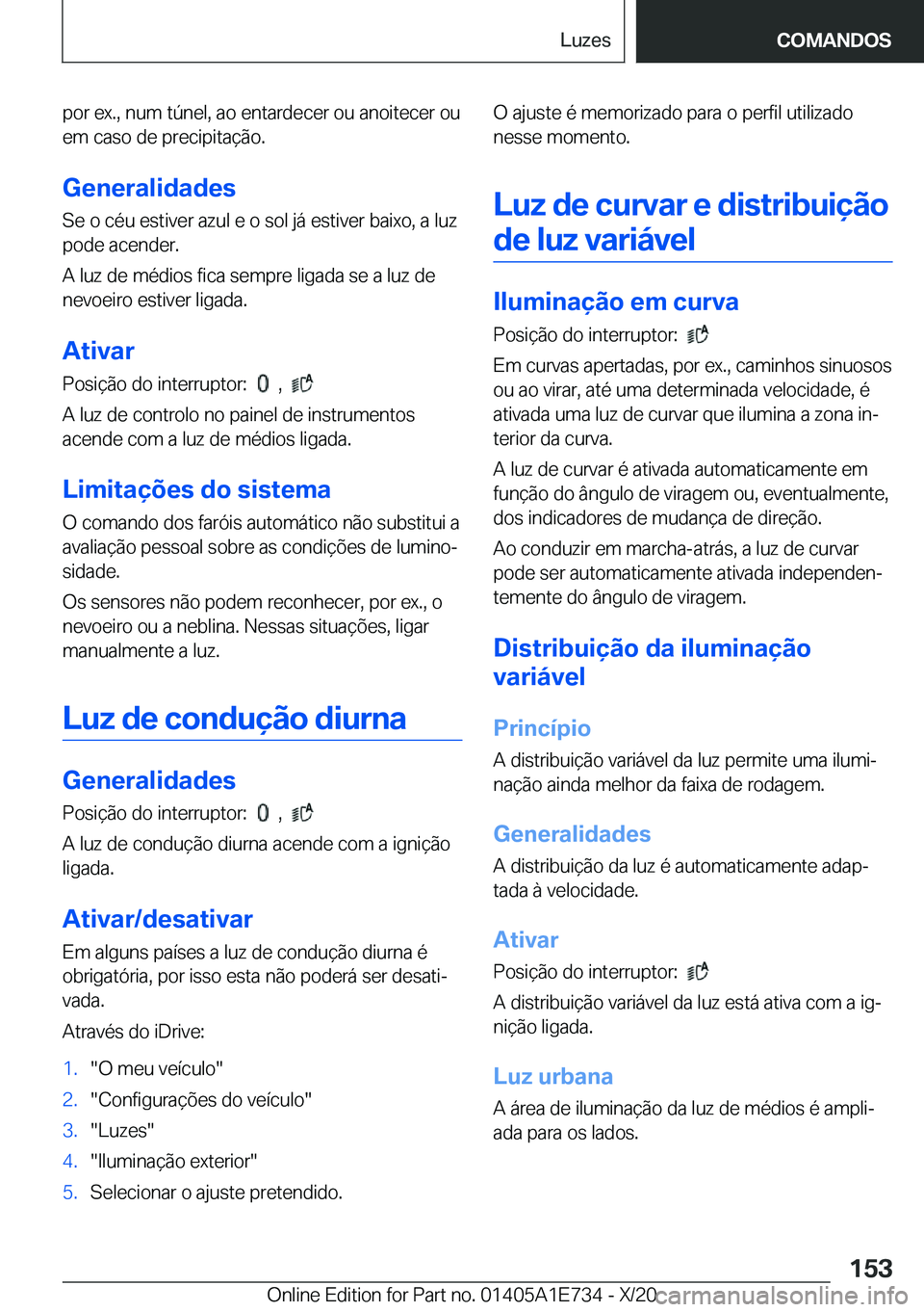 BMW X2 2021  Manual do condutor (in Portuguese) �p�o�r��e�x�.�,��n�u�m��t�