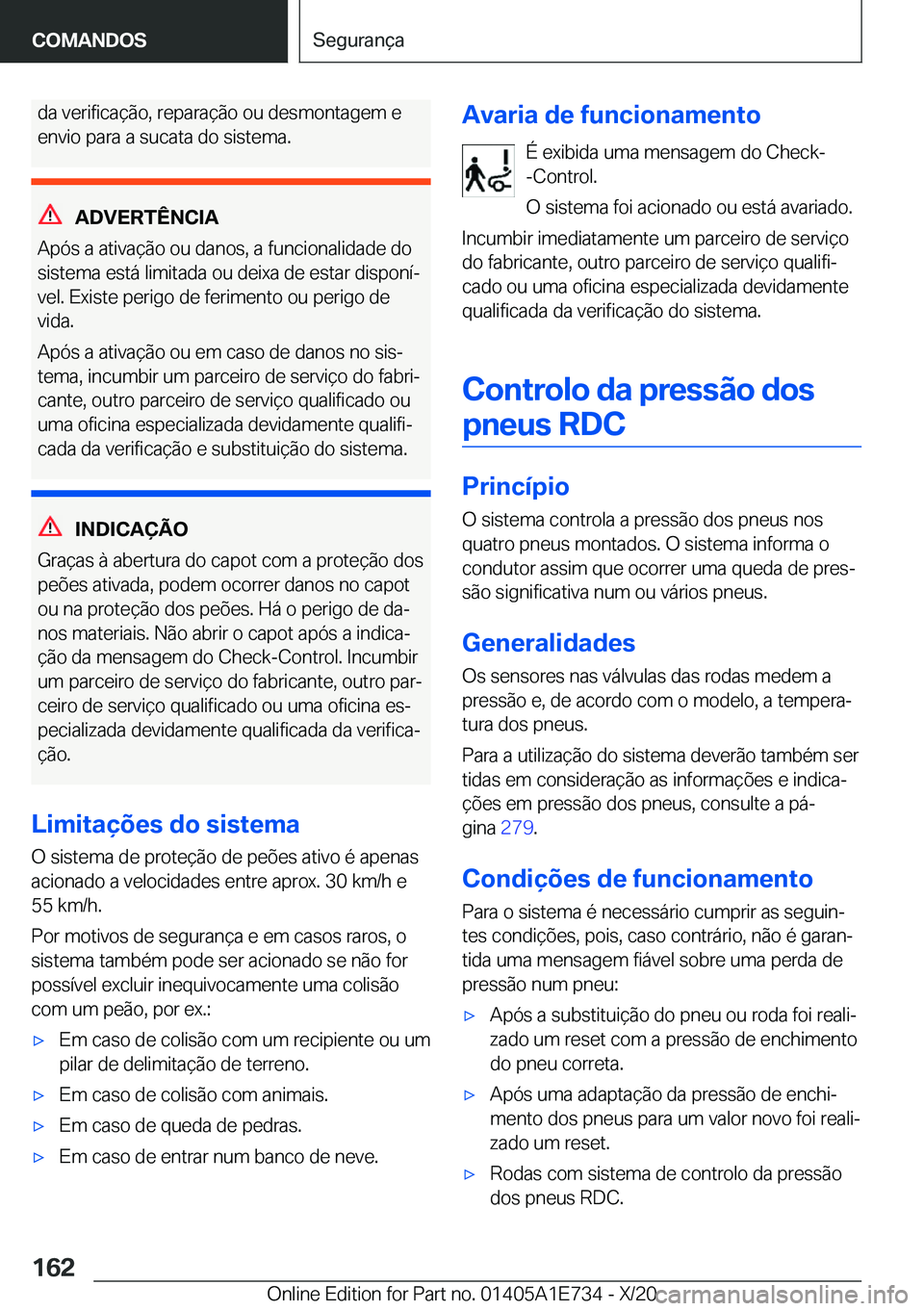 BMW X2 2021  Manual do condutor (in Portuguese) �d�a��v�e�r�i�f�i�c�a�