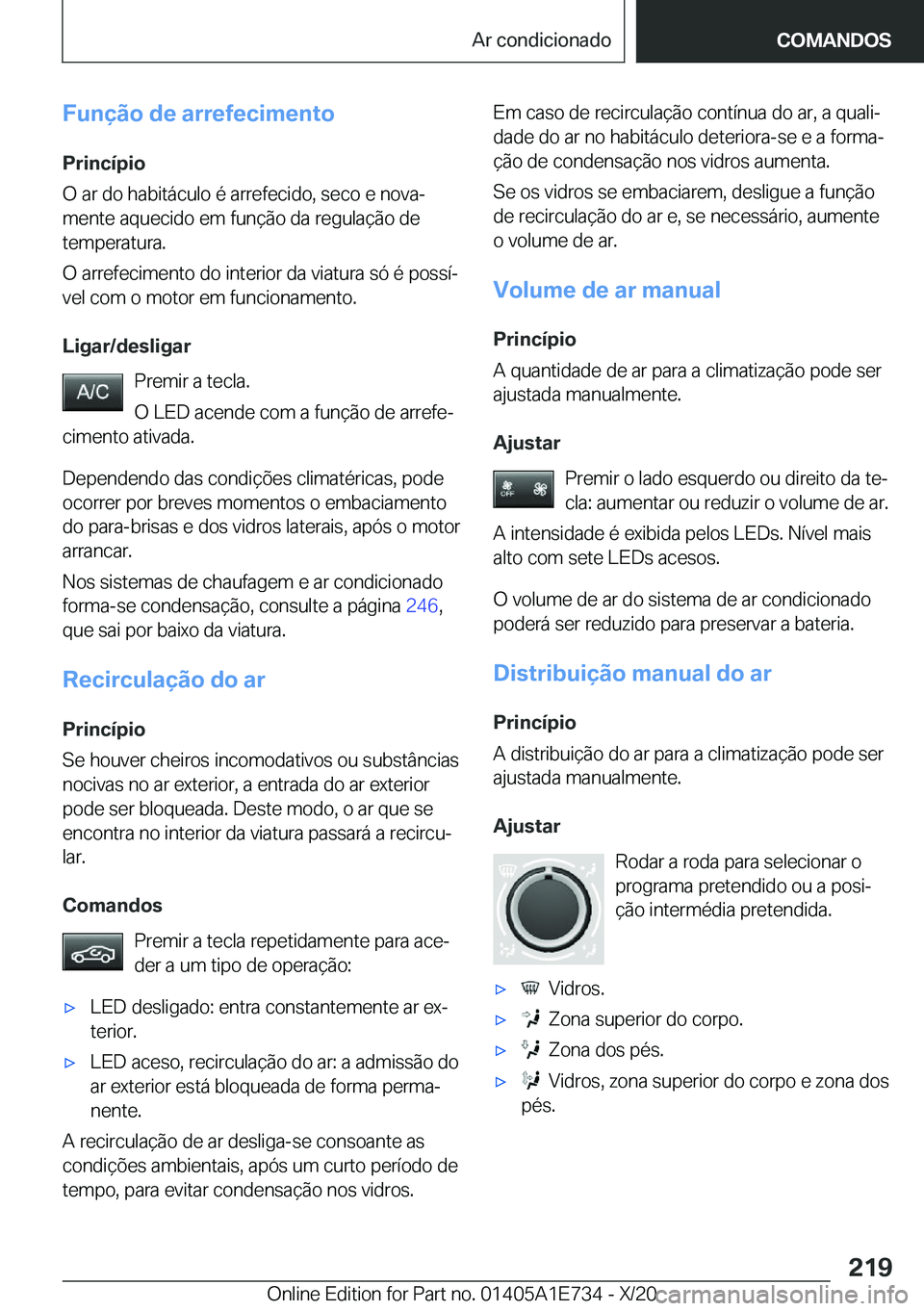 BMW X2 2021  Manual do condutor (in Portuguese) �F�u�n�