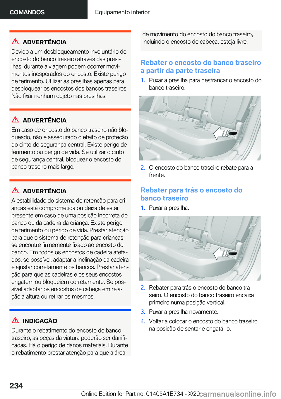 BMW X2 2021  Manual do condutor (in Portuguese) �A�D�V�E�R�T�