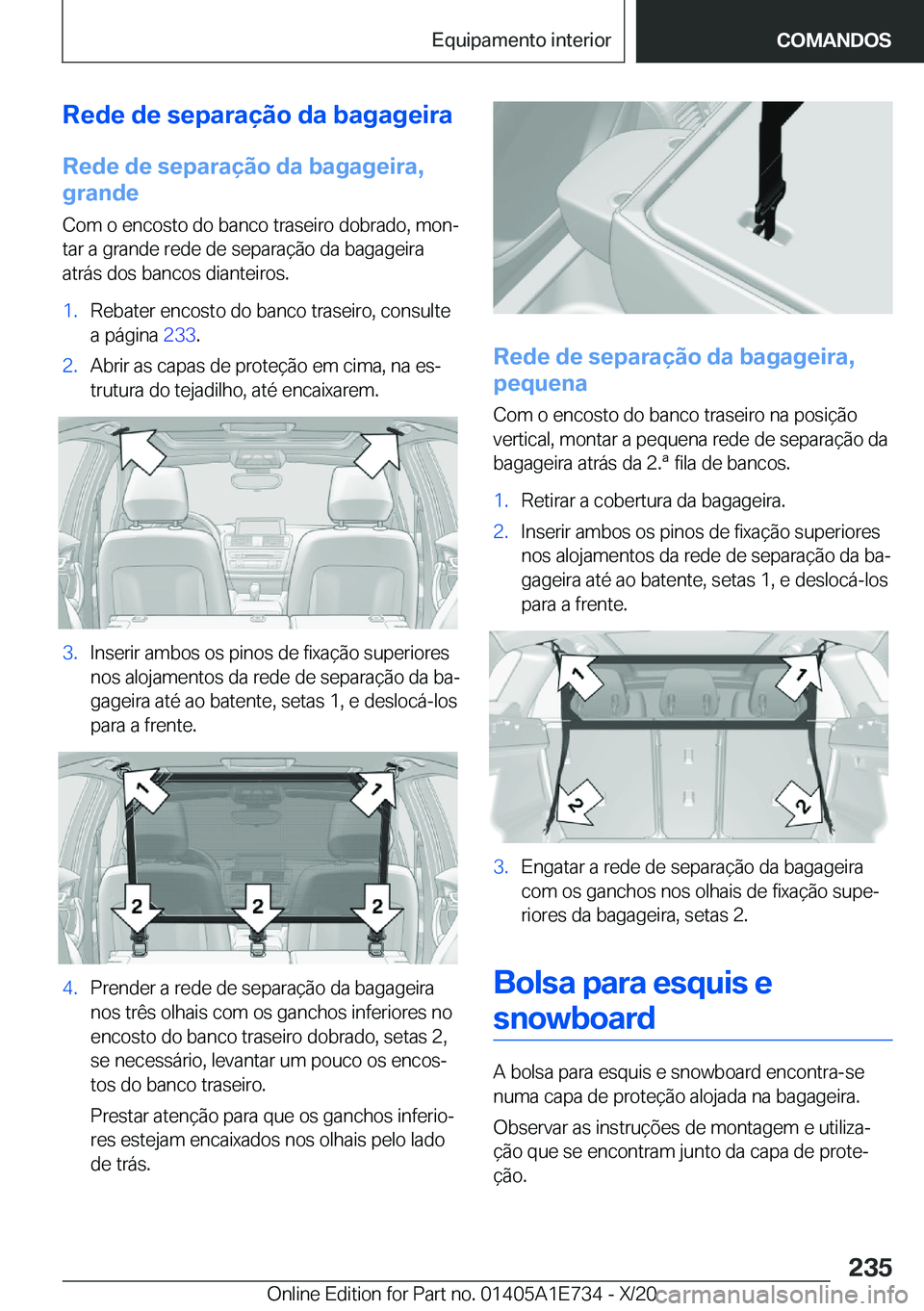 BMW X2 2021  Manual do condutor (in Portuguese) �R�e�d�e��d�e��s�e�p�a�r�a�