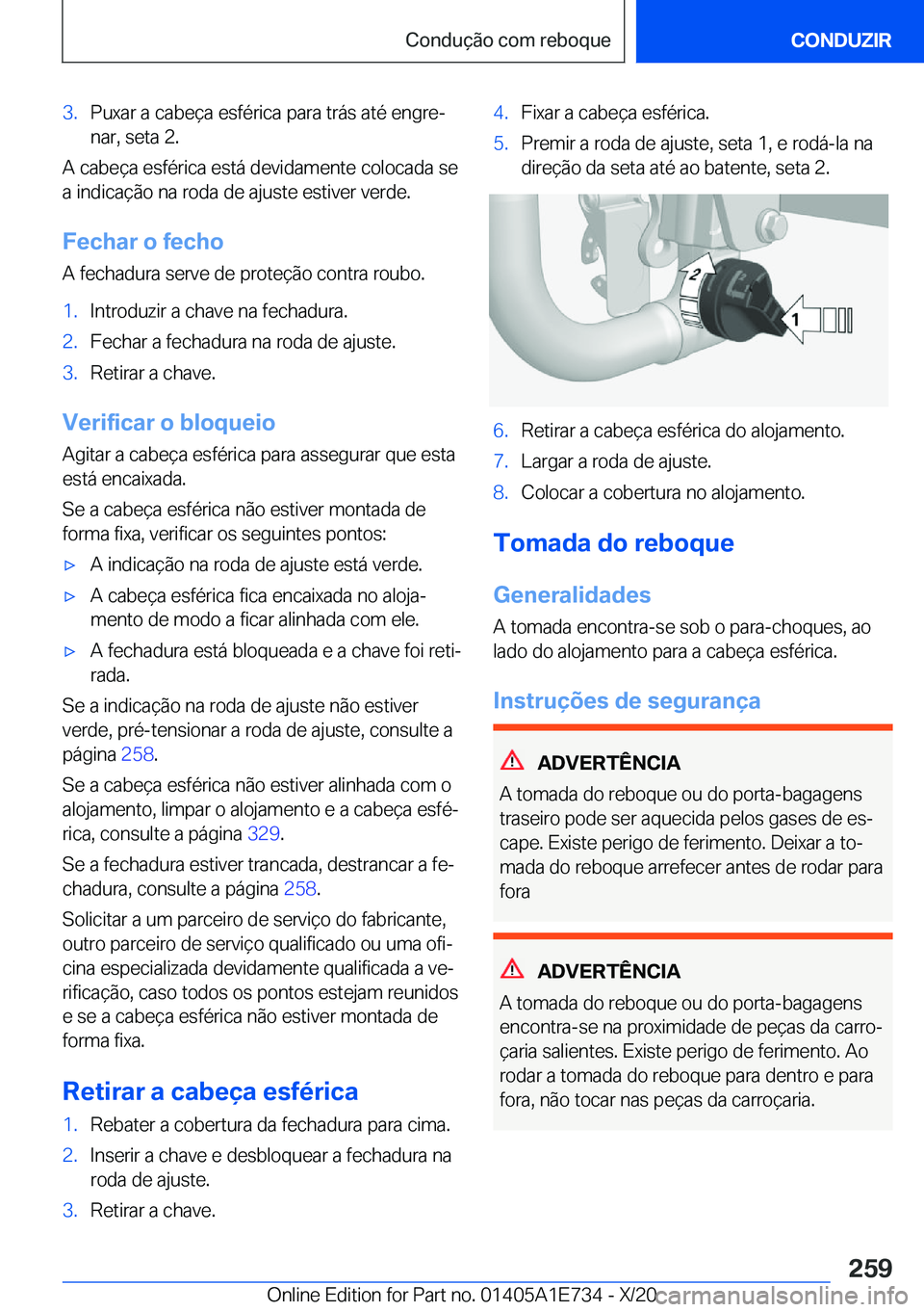 BMW X2 2021  Manual do condutor (in Portuguese) �3�.�P�u�x�a�r��a��c�a�b�e�