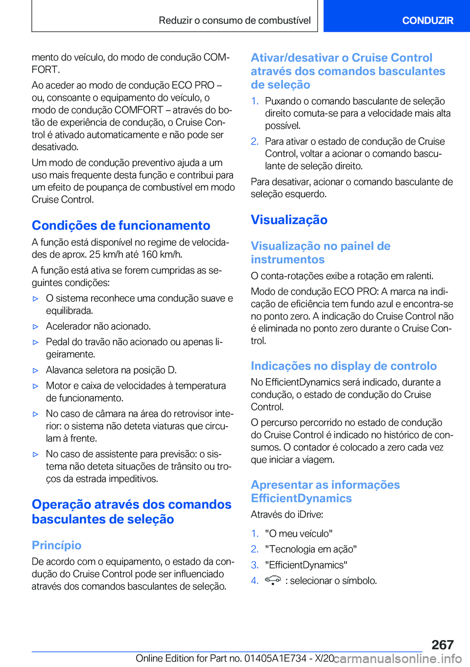 BMW X2 2021  Manual do condutor (in Portuguese) �m�e�n�t�o��d�o��v�e�