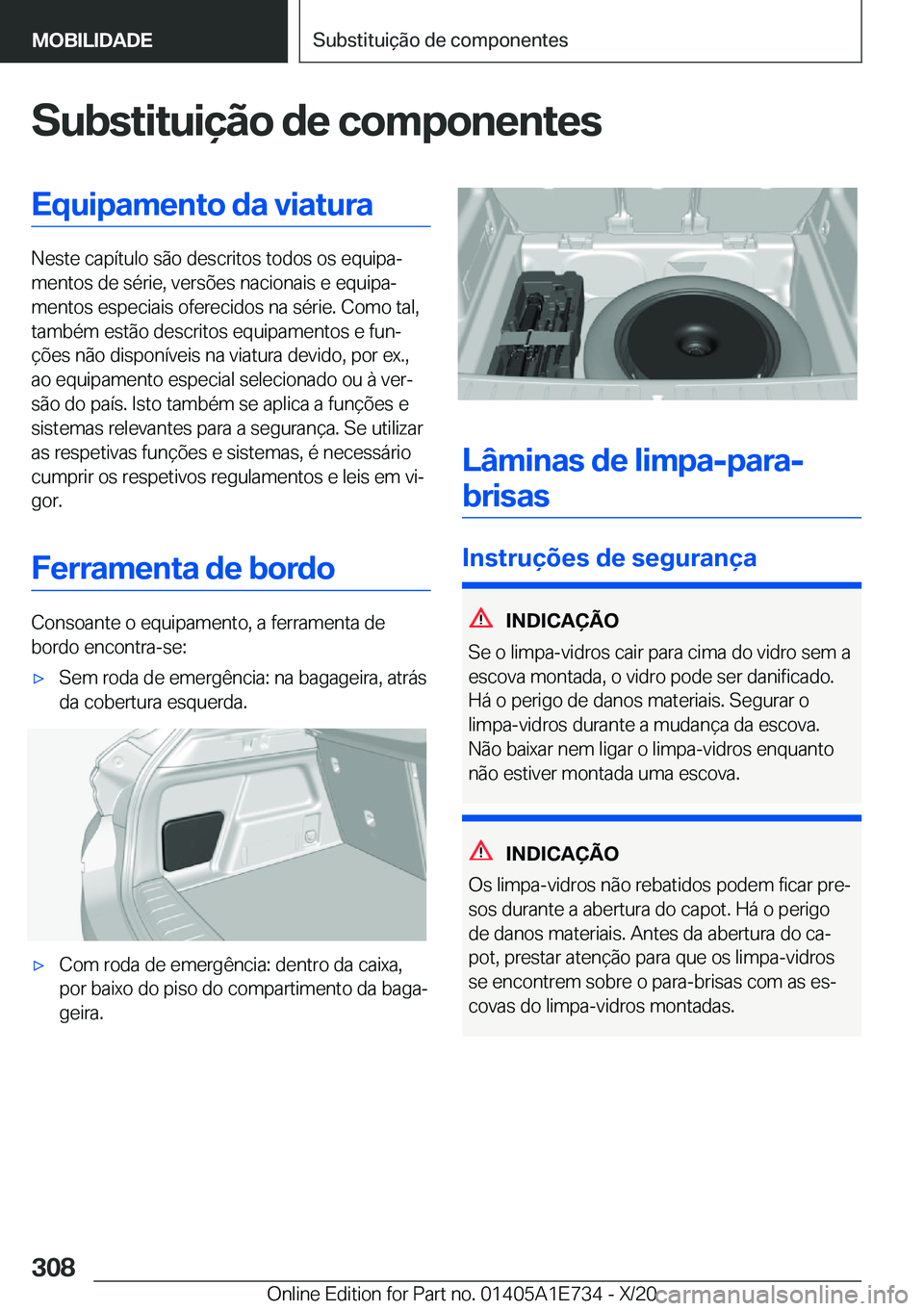 BMW X2 2021  Manual do condutor (in Portuguese) �S�u�b�s�t�i�t�u�i�